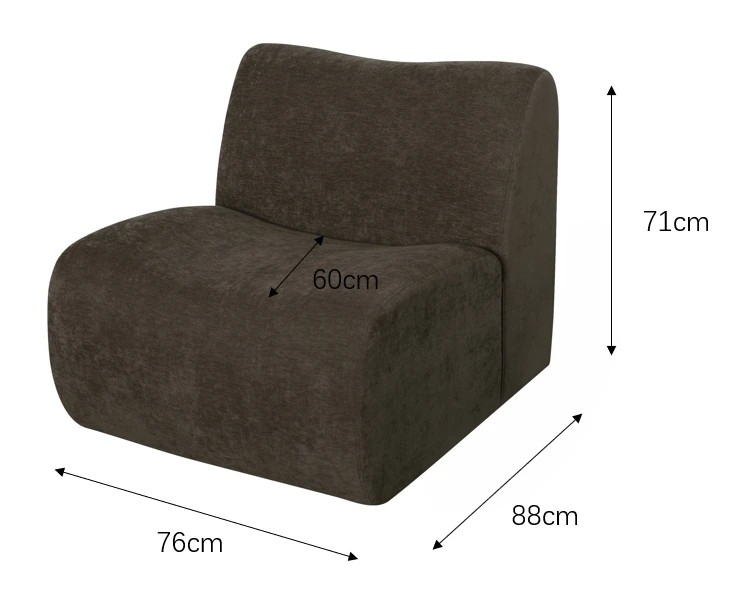 9 Luca Lounge Chair - Chocolate, 9 of 9