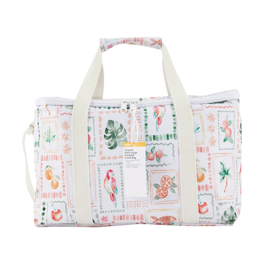 5 Tropical Extra Large Insulated Lunch Bag, 5 of 5