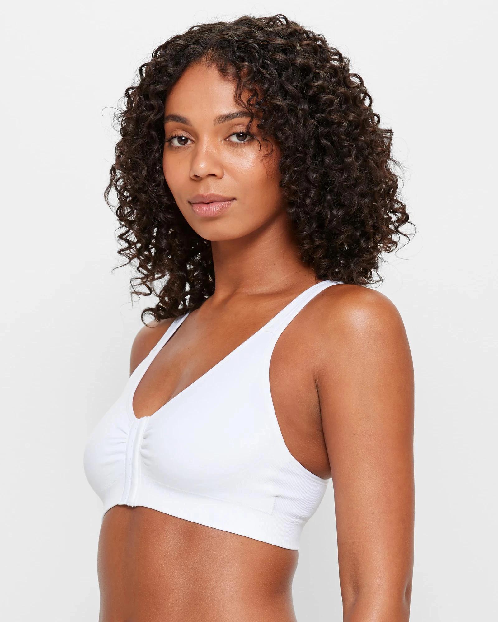2 Target Seamfree Post Surgery Bra WHITE, 2 of 3