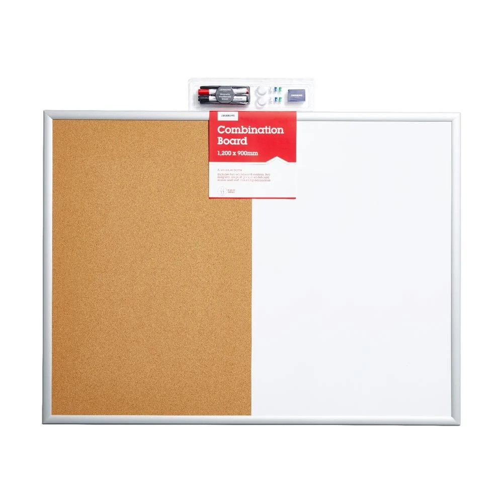 2 J.Burrows Aluminium Frame Combination Board 1200 x 900mm, 2 of 4