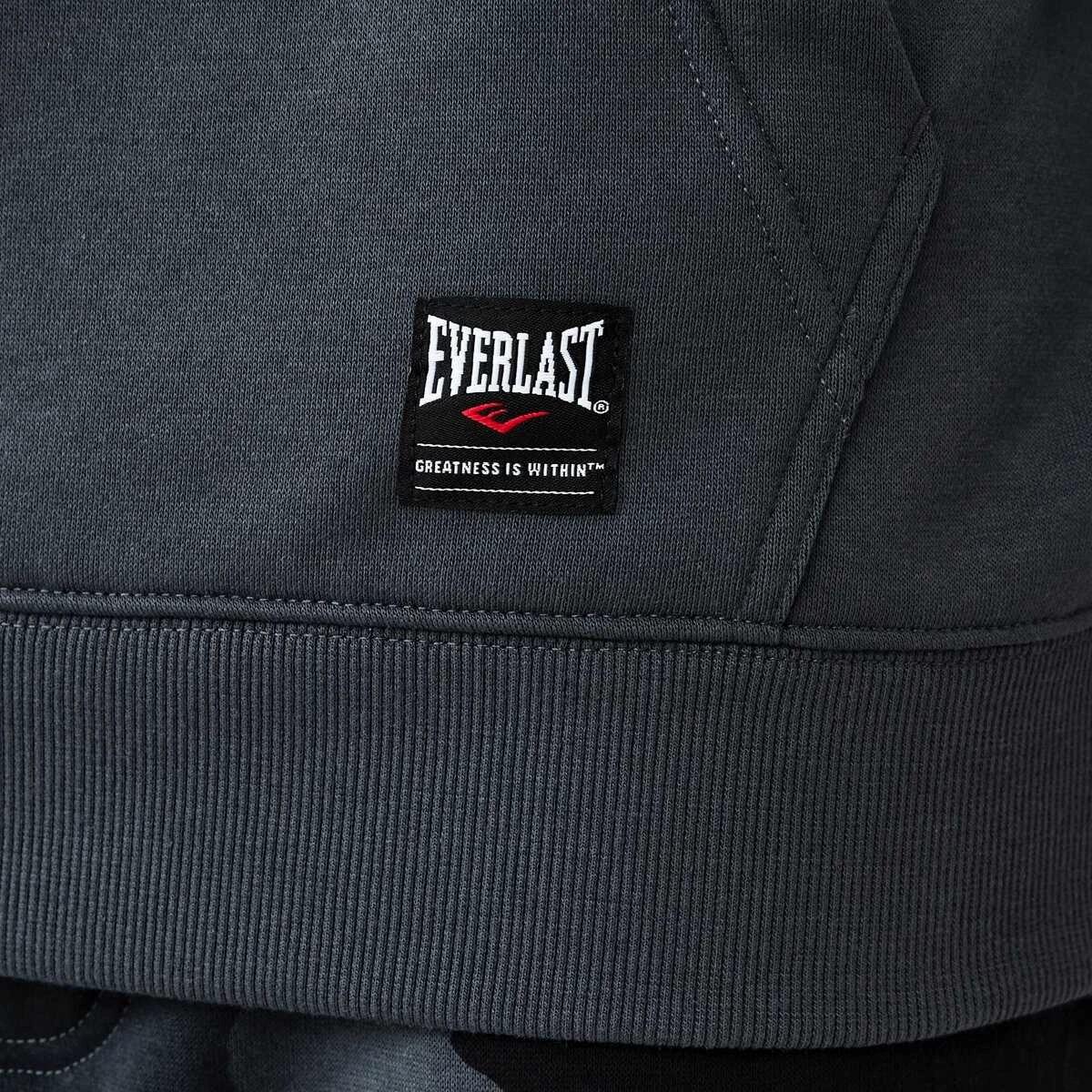 7 Everlast Mens Camo Print Hoodie CHARCOAL CAMO, 7 of 8