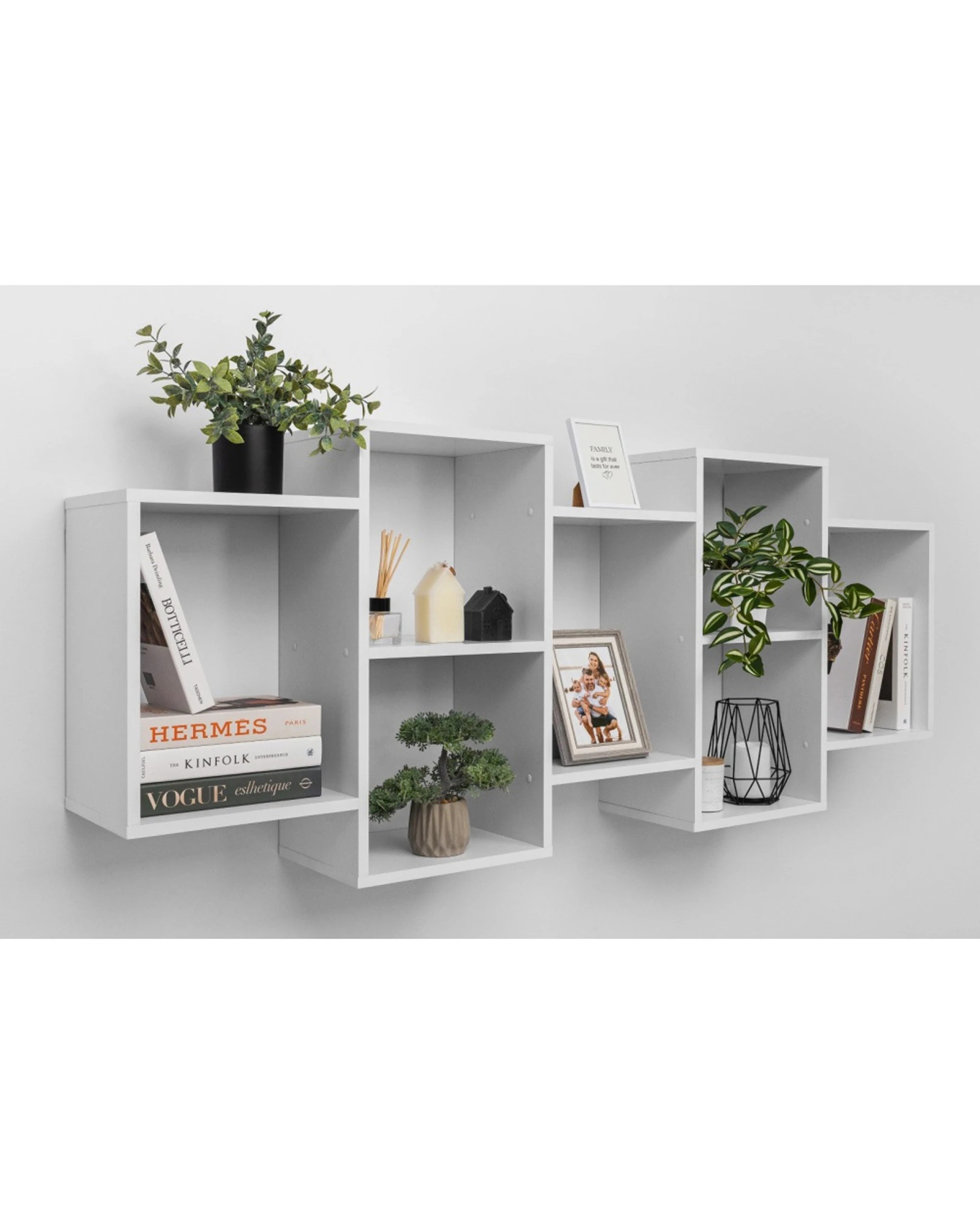 4 European Cabinetry Lisbon Decorative Display Shelf - White, 4 of 7