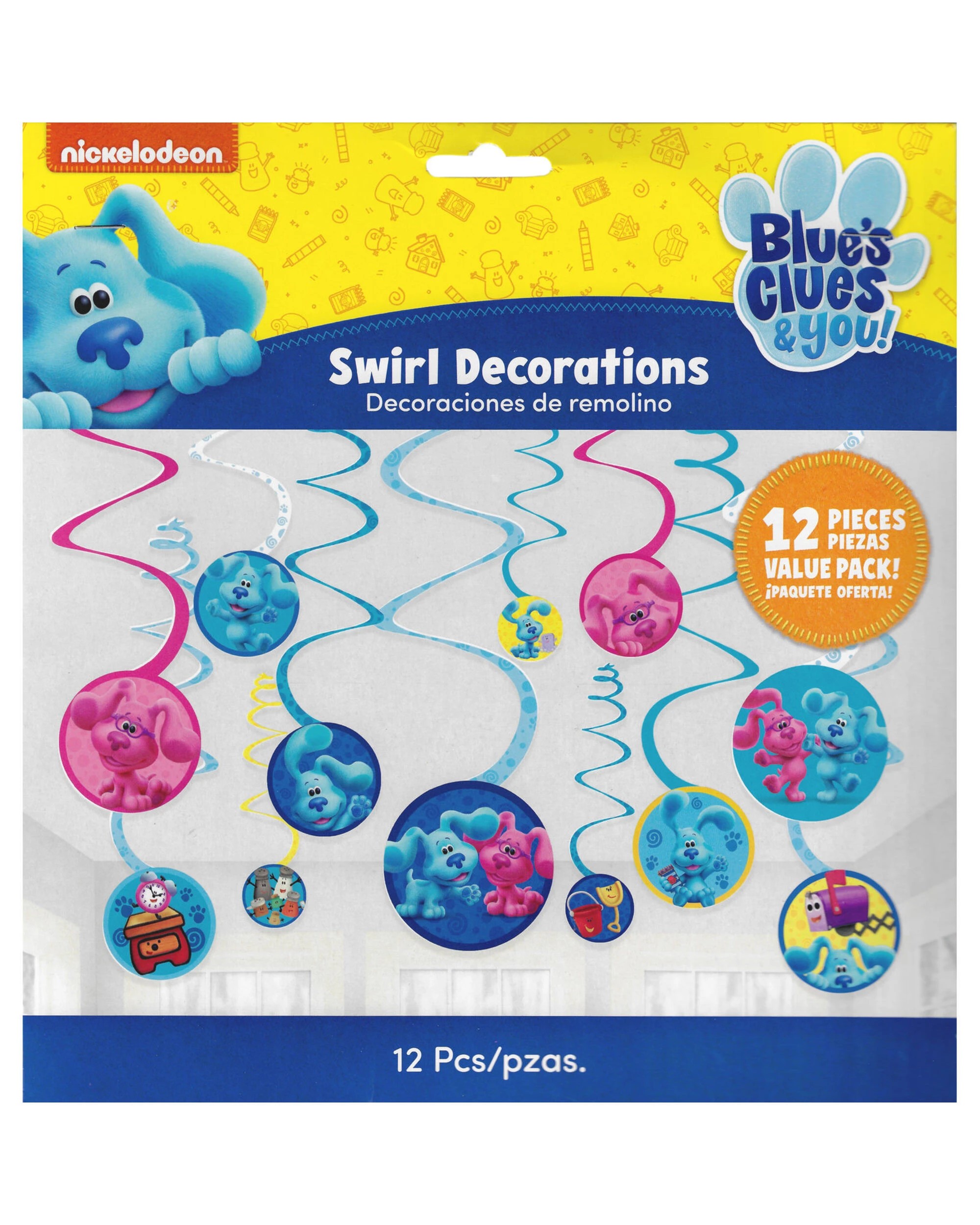 2 Amscan Inc. Blue's Clues Swirl Decorations Pack of 12 - Multi, 2 of 2