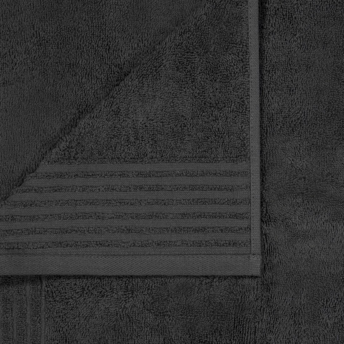 2 Edan Cotton Bath Towel - Grey, 2 of 6