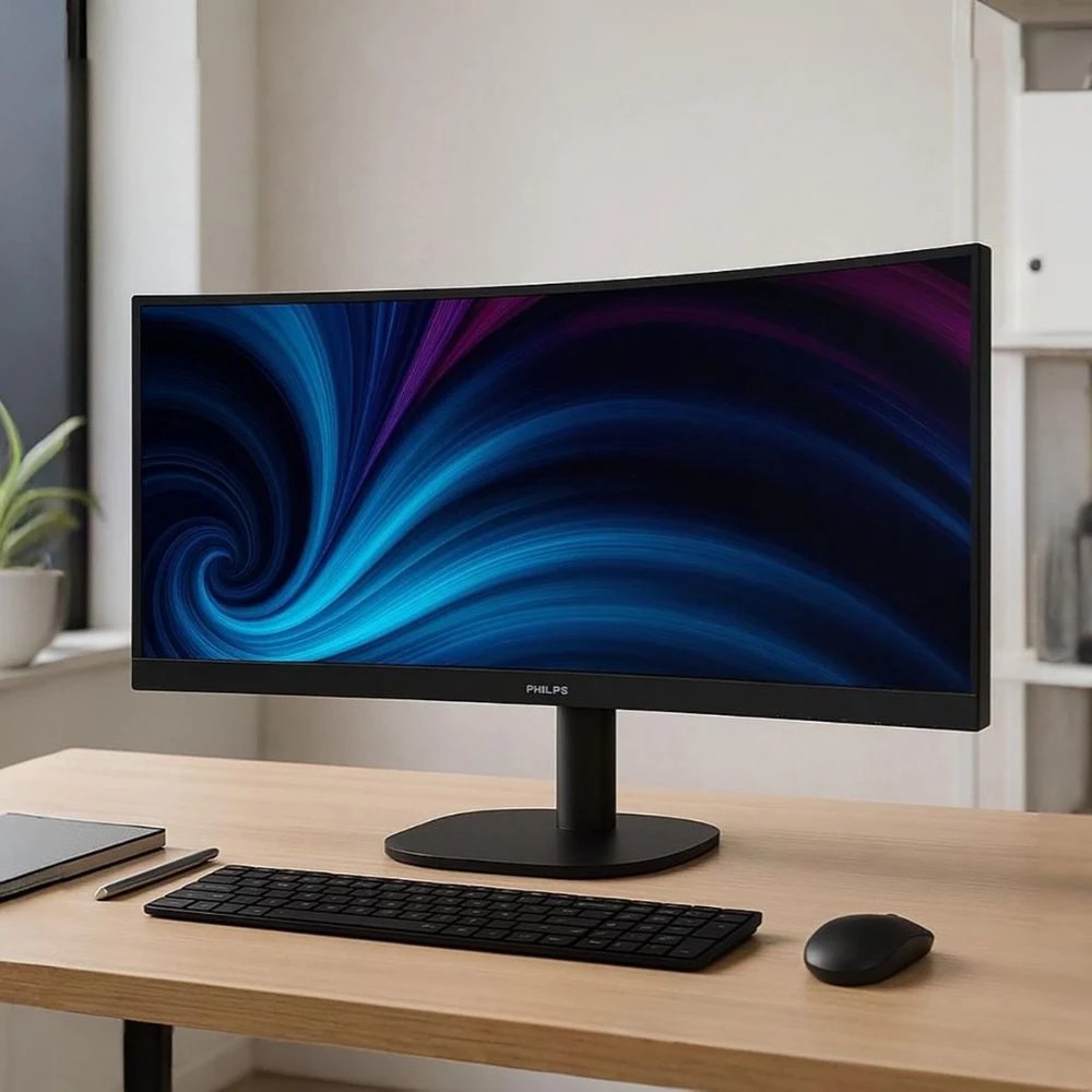 8 Philips 34" UWQHD 120Hz Curved USB-C 90 PD Monitor 34B2U3600C, 8 of 8