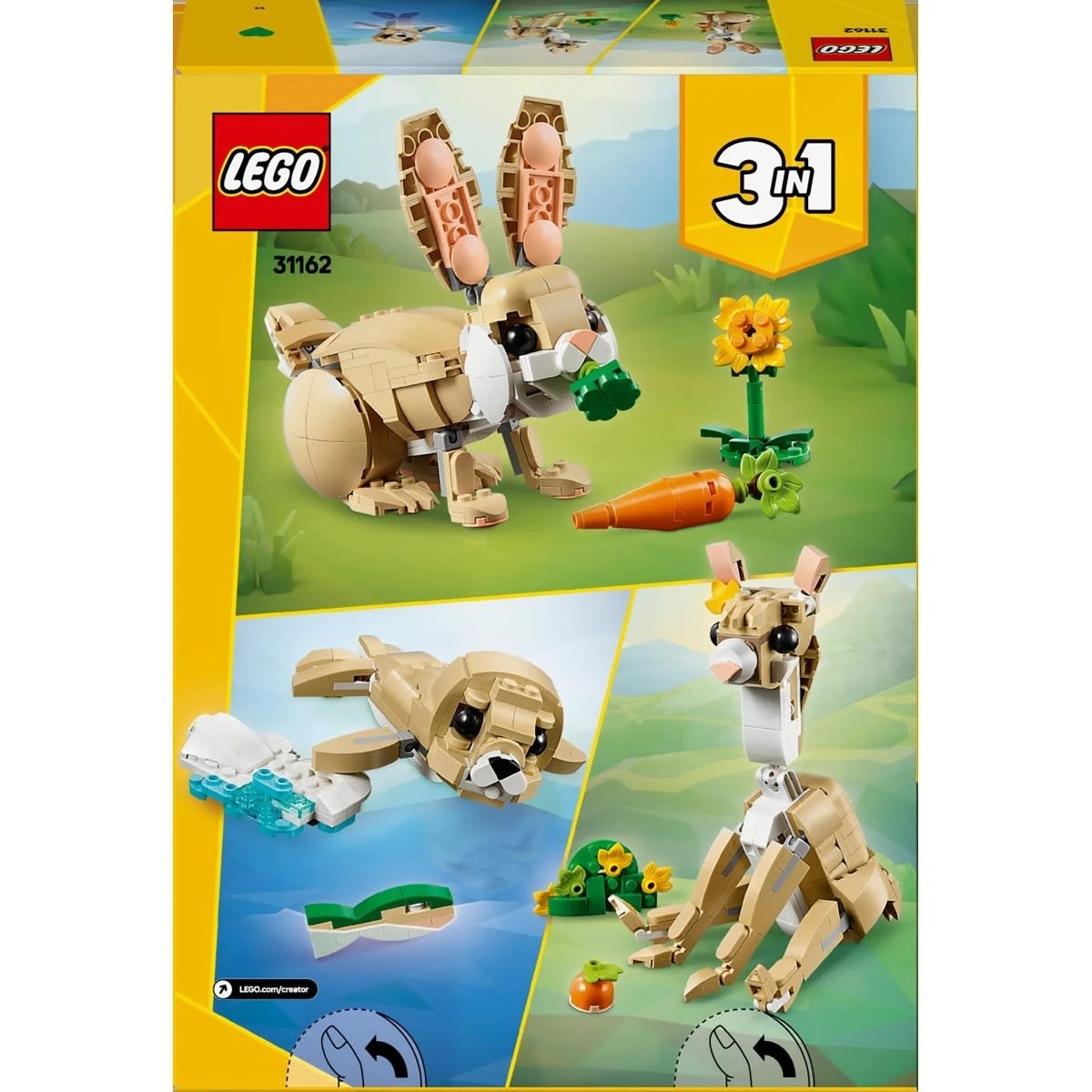 10 LEGO Creator 3-in-1 Cute Bunny 31162, 10 of 10