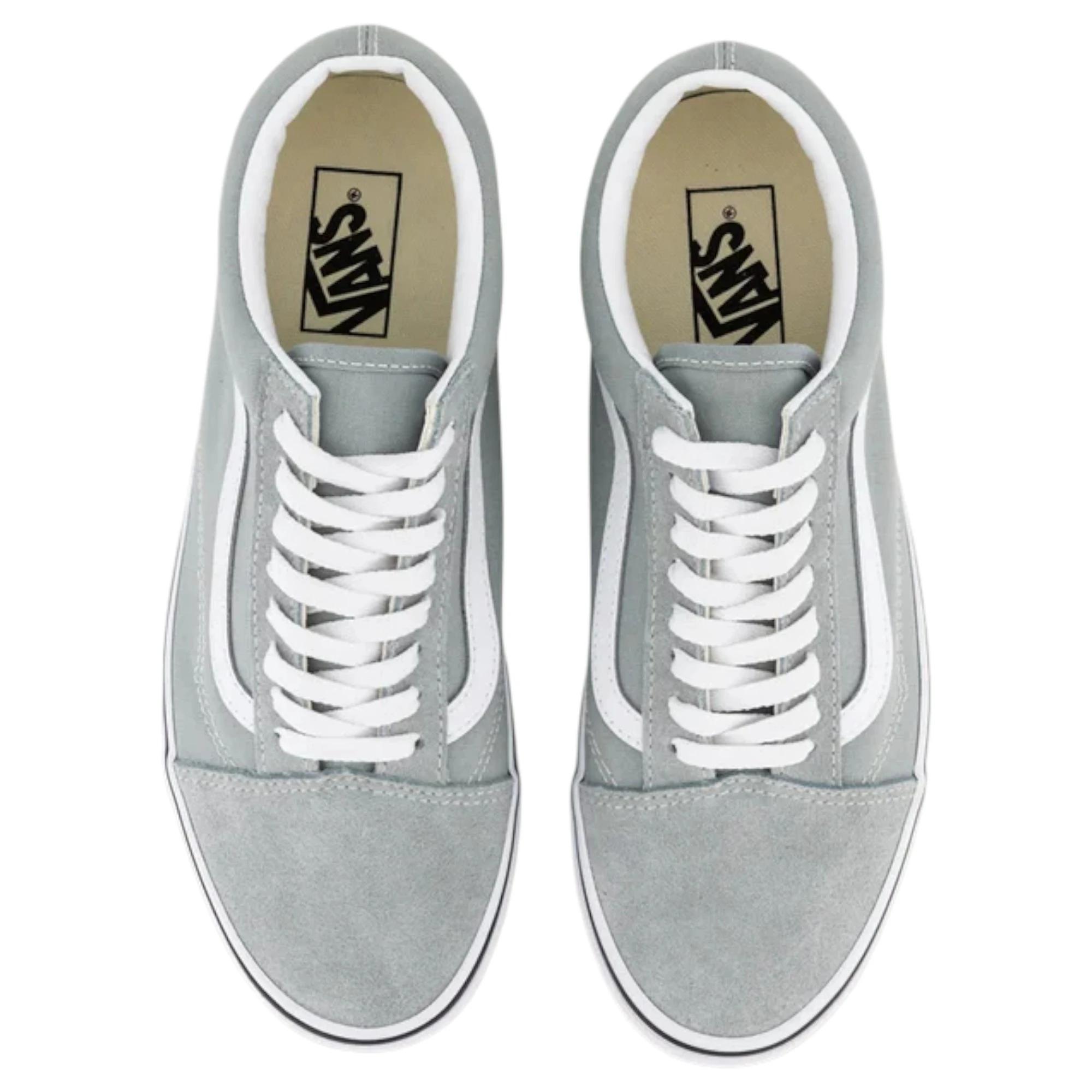 5 Vans Unisex Old Skool Low Top Color Theory Pure Grey Lace Up Shoes GREY, 5 of 6