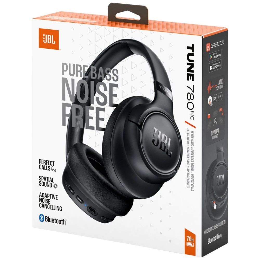 7 JBL Tune 780 Wireless Headphones Black, 7 of 8