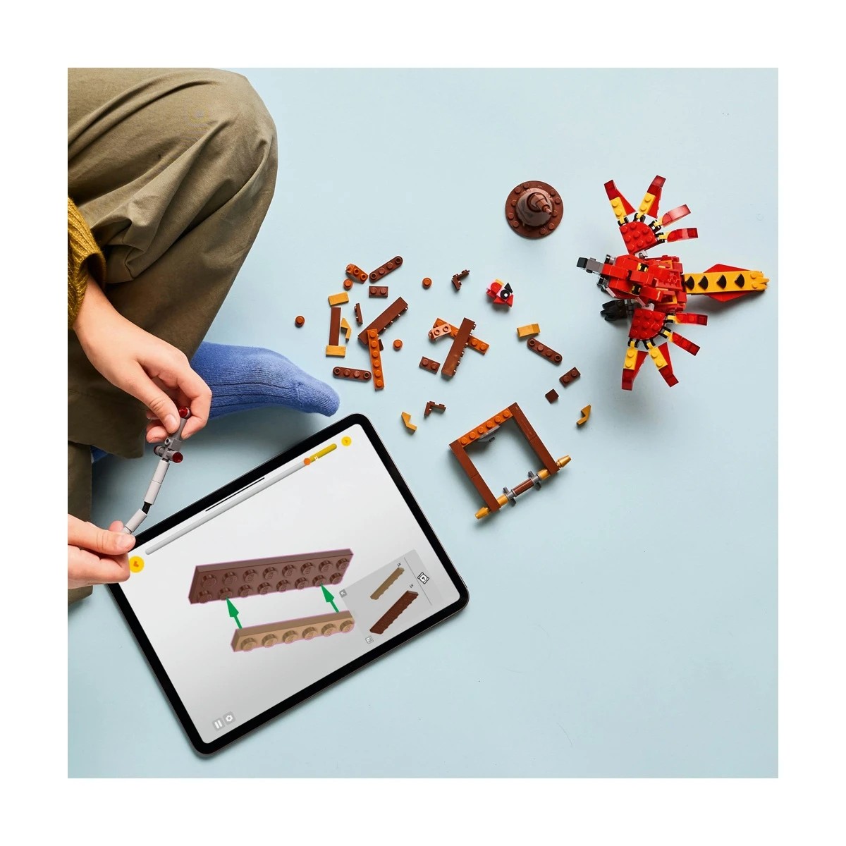 7 LEGO Harry Potter Fawkes: Dumbledore’s Phoenix 76448, 7 of 10