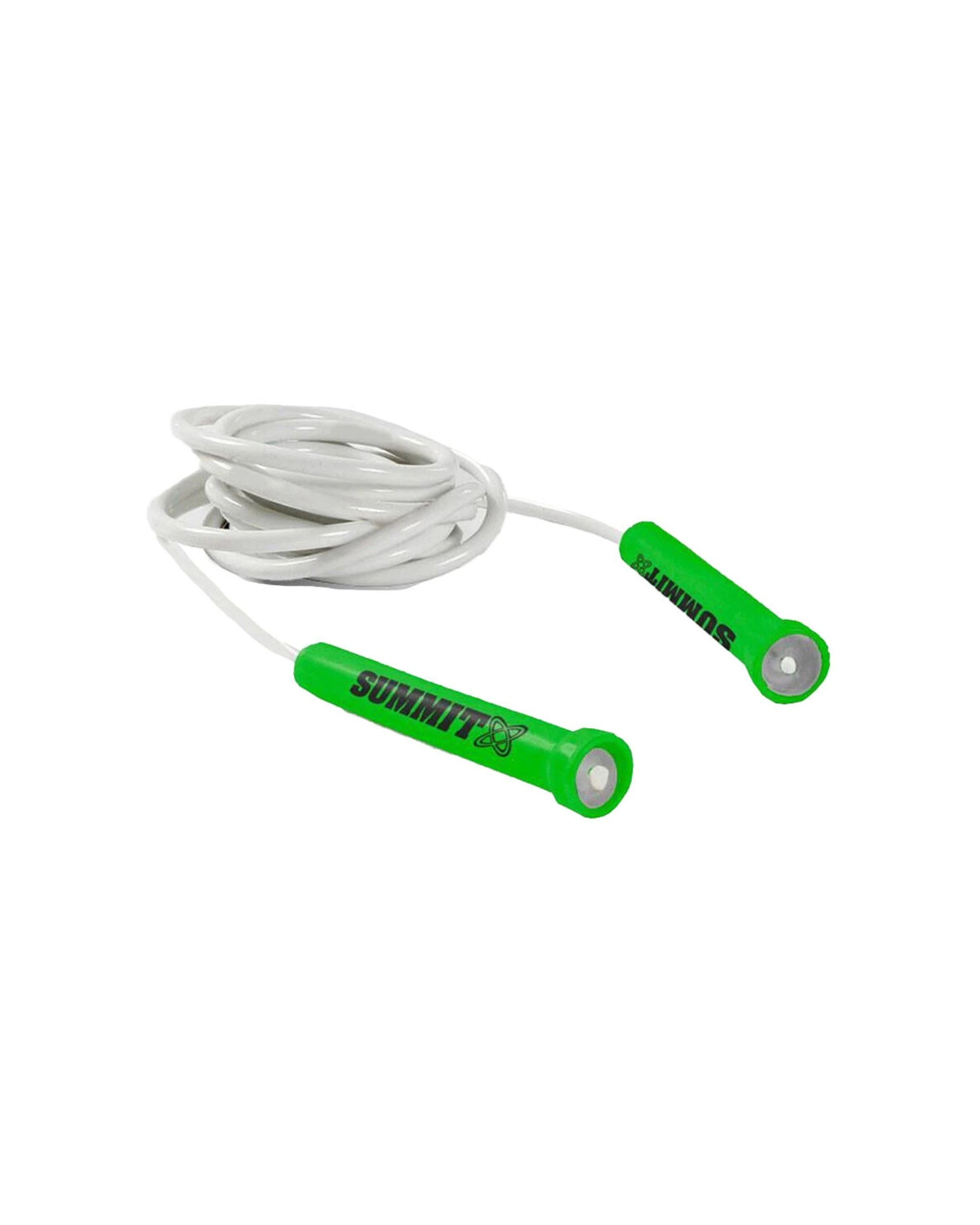 1 SUMMIT GLOBAL Fitness Skipping Jumping Rope 2.4m Adjustable Length Durable - Green, 1 of 1