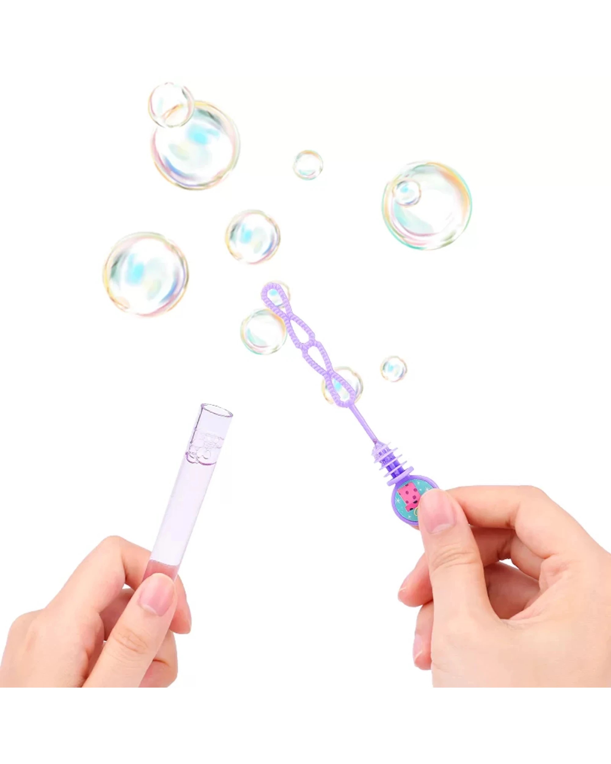 2 Party Maker Mini Bubble Wands Pack of 8 - Multi, 2 of 4