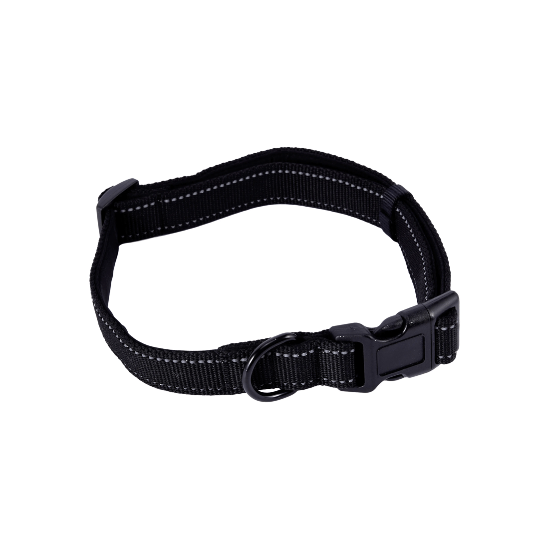 3 Black Reflective Collar and Lead Set - Large, 3 of 4