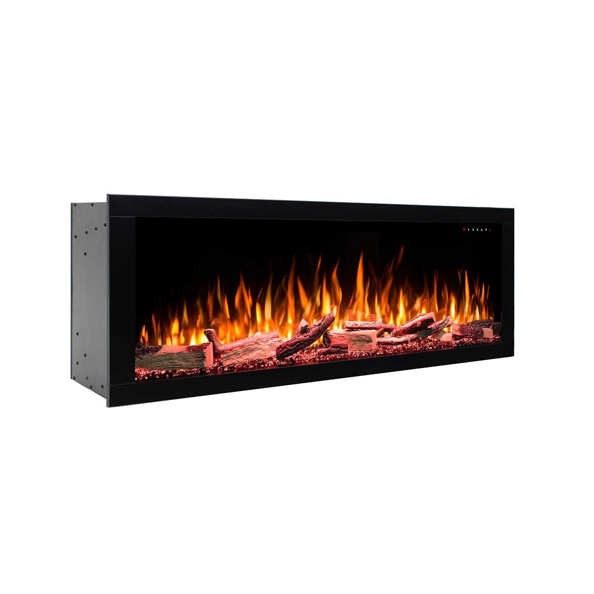 6 Moda Living Fantasia 60 inch Electric Fireplace - Extra Deep - Black, 6 of 6