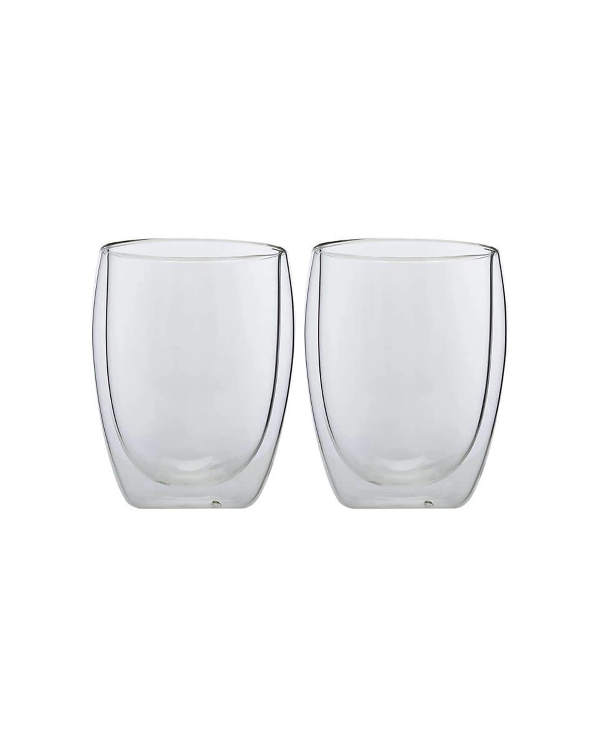 1 Maxwell & Williams Blend Double Wall Cups Set Of 2 350ml Insulated Drinkware - Plain, 1 of 3