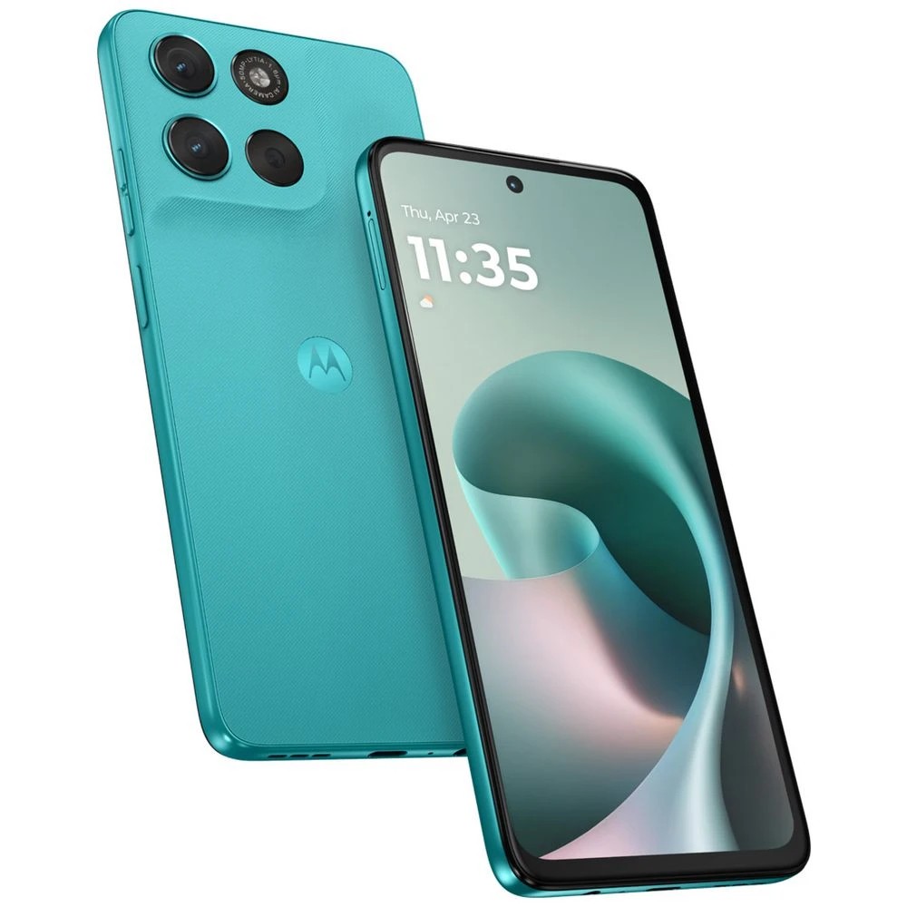 1 Motorola G57 128GB Fluidity Cyan, 1 of 8