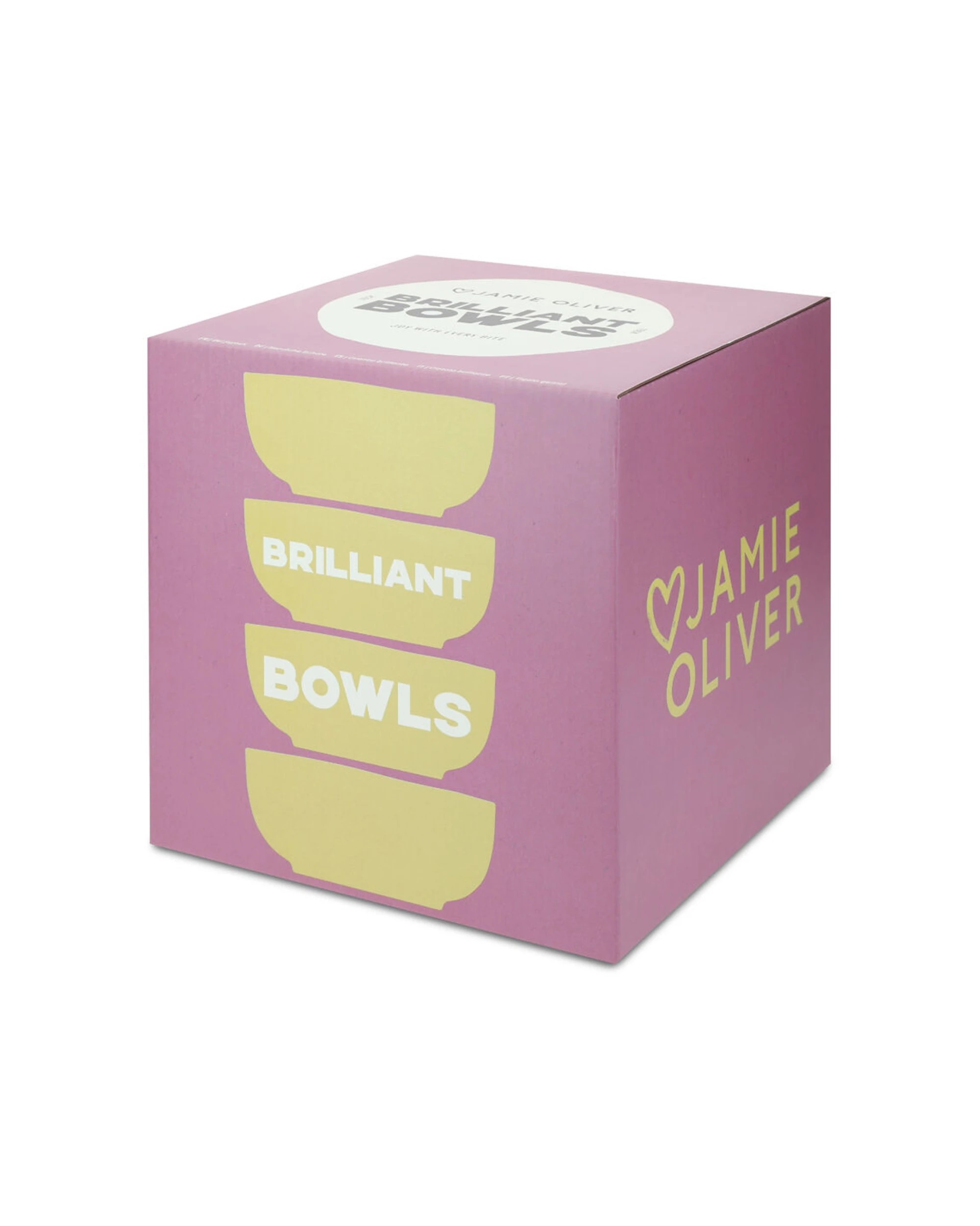 2 Jamie Oliver 4pc Big Love Brilliant Bowl Set - Yellow, 2 of 8