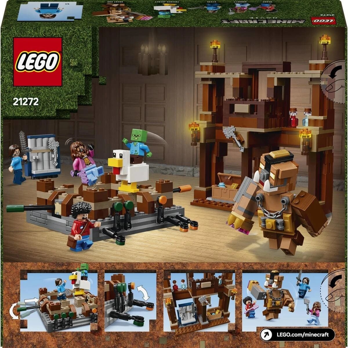 9 LEGO Minecraft Woodland Mansion Fighting Ring 21272, 9 of 9