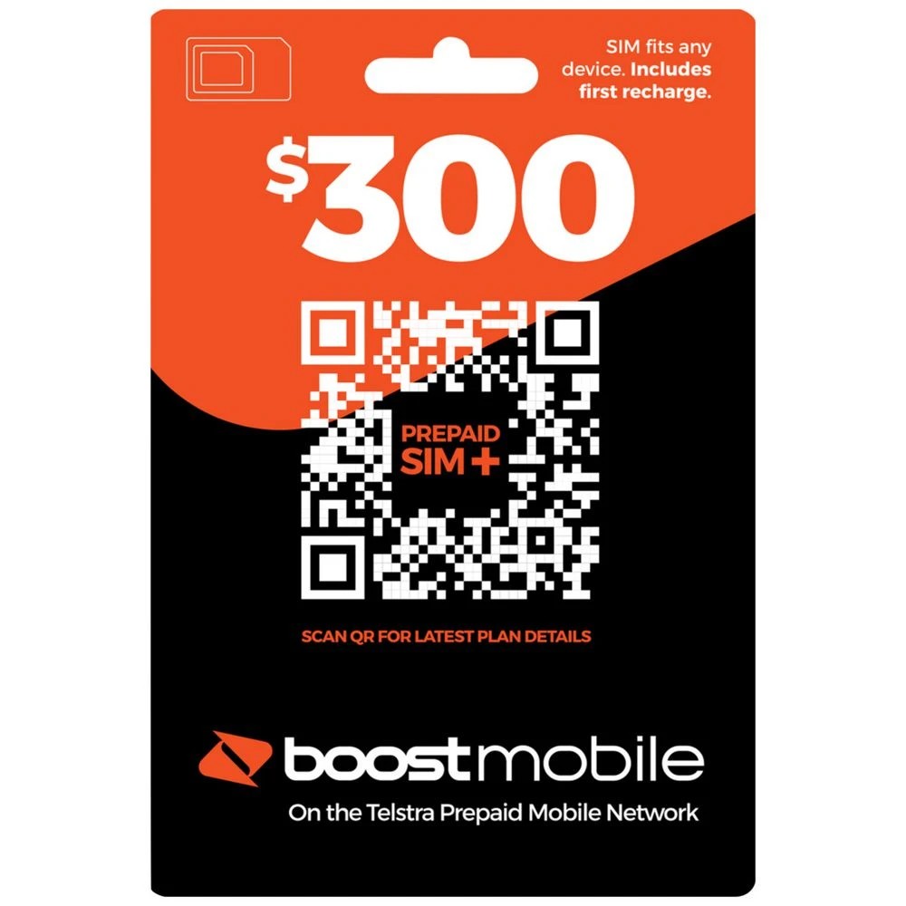1 Boost $300 Prepaid SIM Kit, 1 of 1
