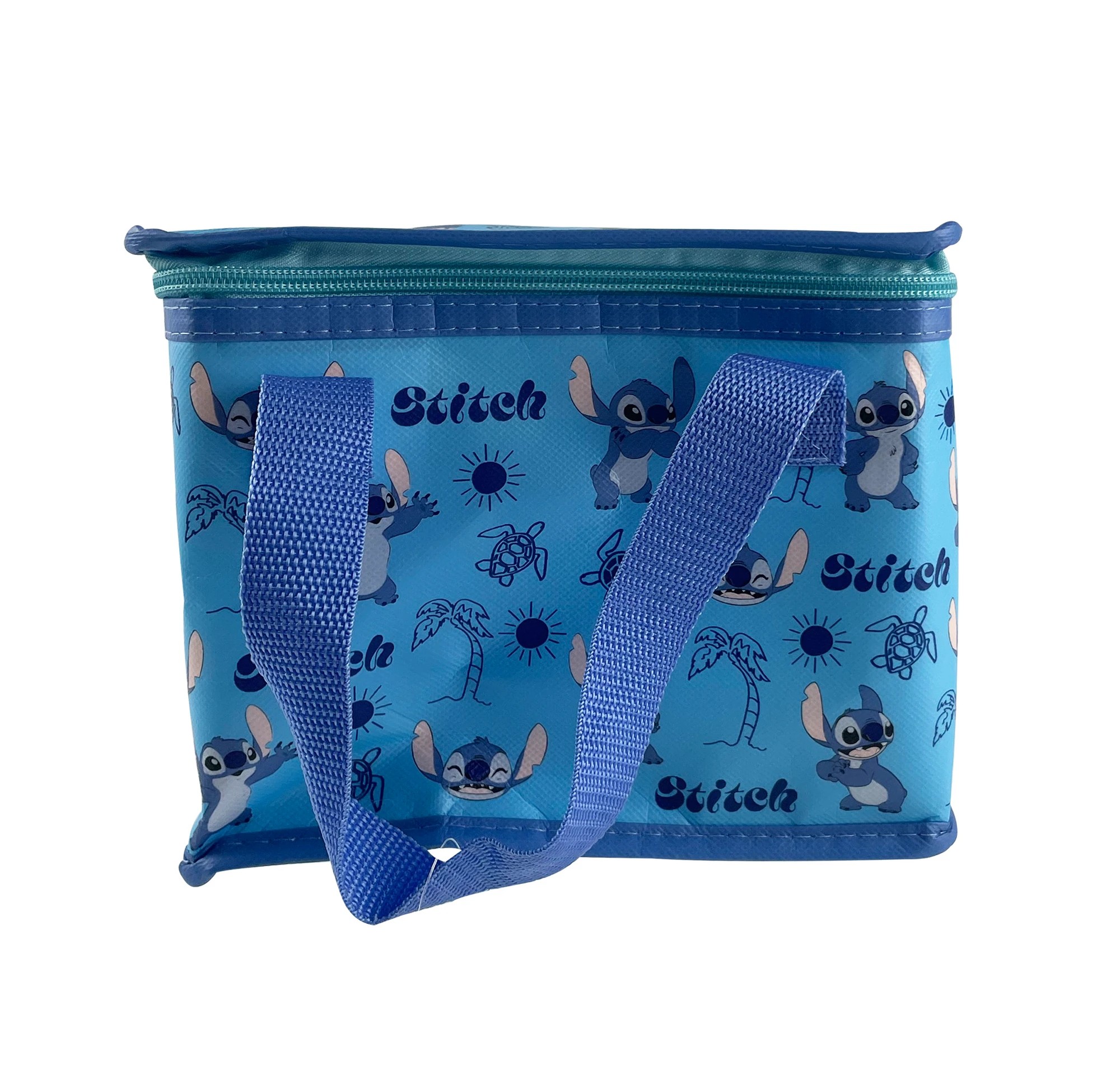 1 Blue Disney Lilo & Stitch Collapsible Lunch Bag, 1 of 4