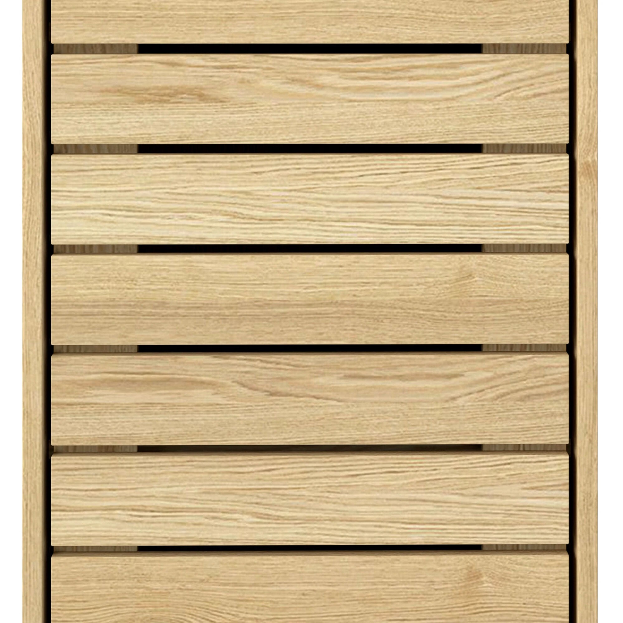 5 Levede Bathroom Storage Cabinet Handleless Wood Floor Shelf Unit Cupboard Oak, 5 of 9