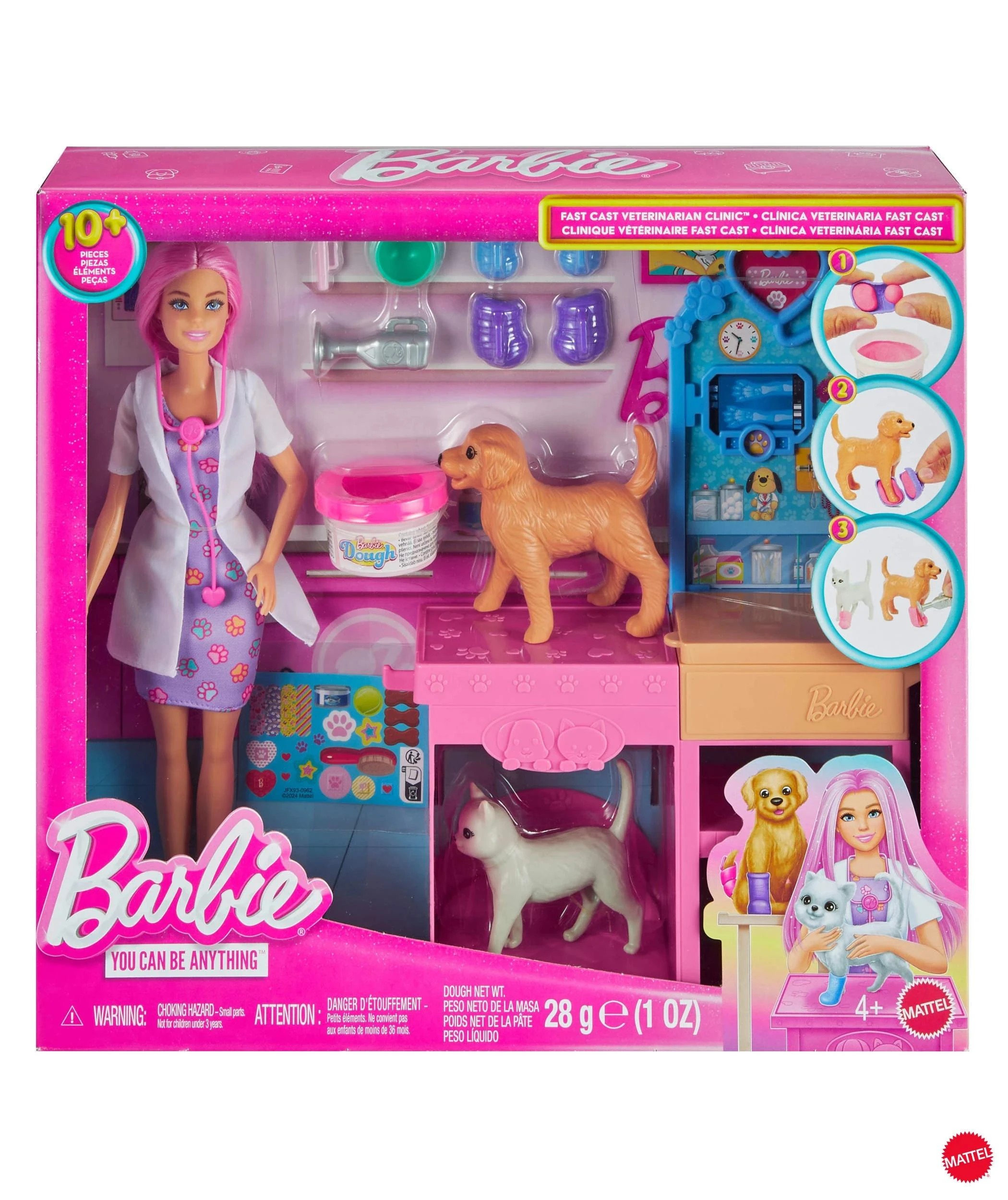 1 Mattel Barbie Fast Cast Veterinarian Clinic Playset - Multi, 1 of 6