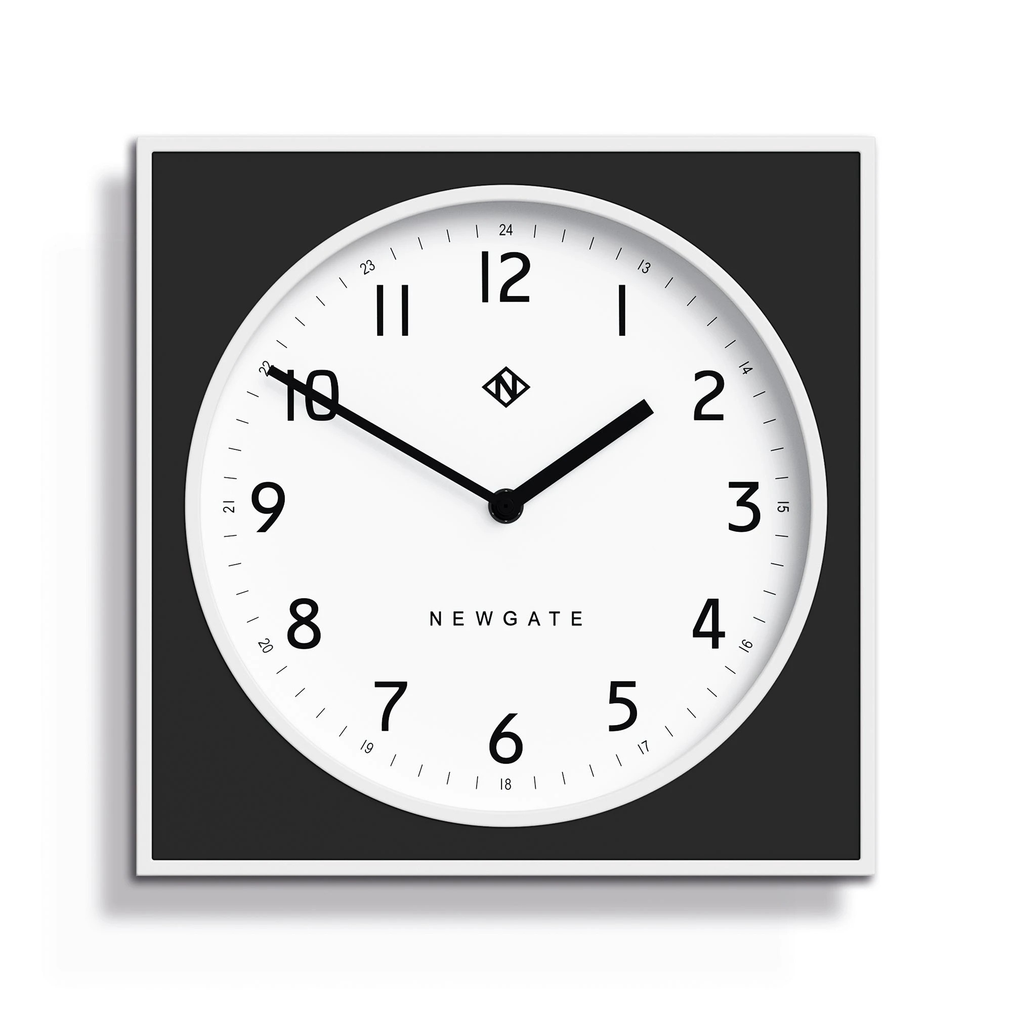 1 Newgate Burger & Chips Wall Clock - Black, 1 of 1