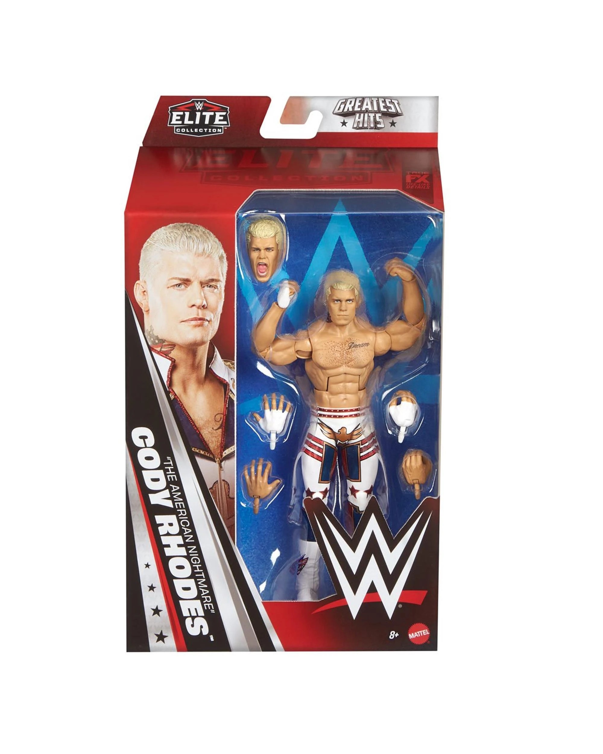 1 WWE Elite Collection Greatest Hits Series 9 "The American Nightmare" Cody Rhodes Action Figure, 1 of 8
