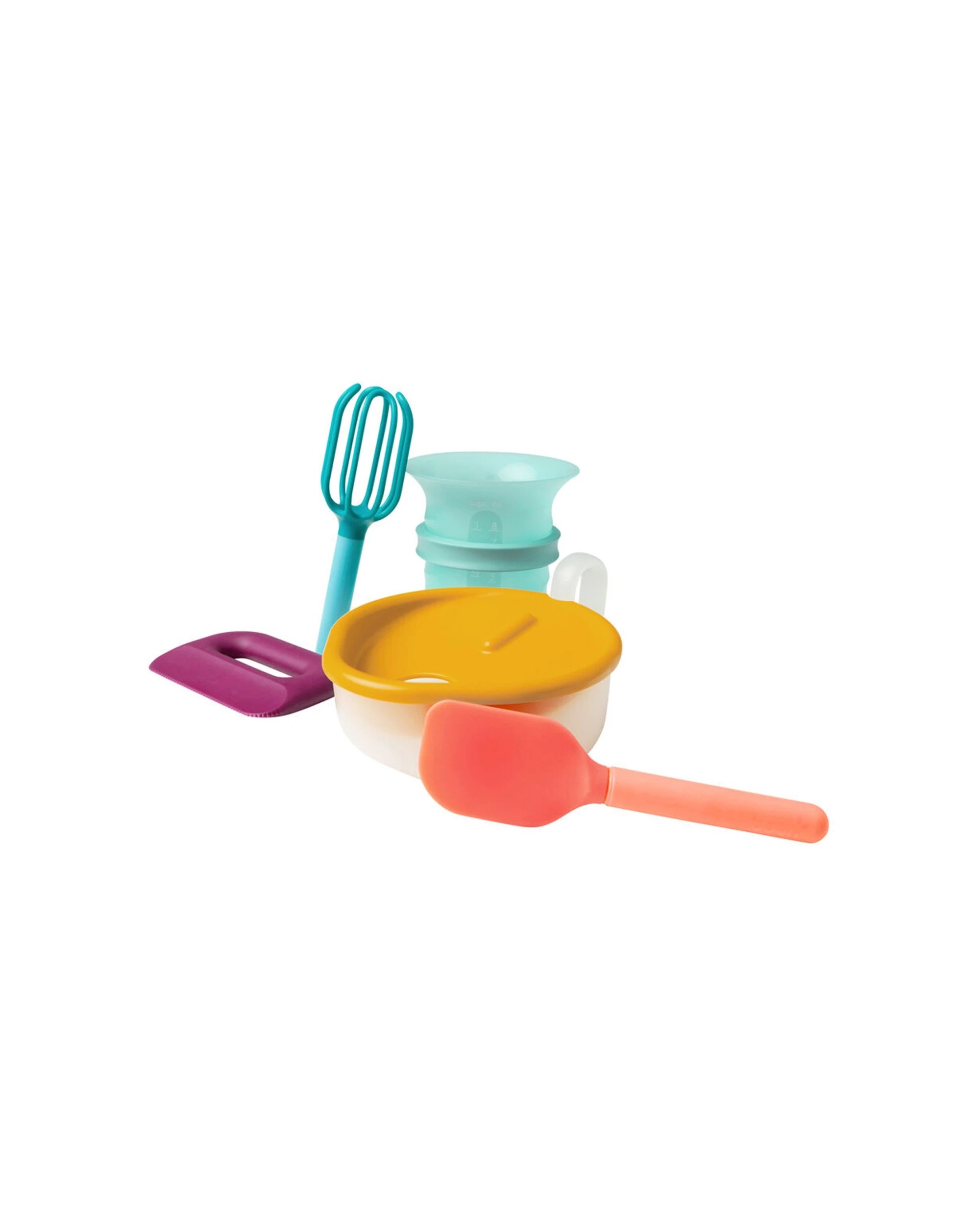 2 Boon 5pc Intro Toddler Food Prep Kid Safe Cooking Utensil Set - Multi, 2 of 8