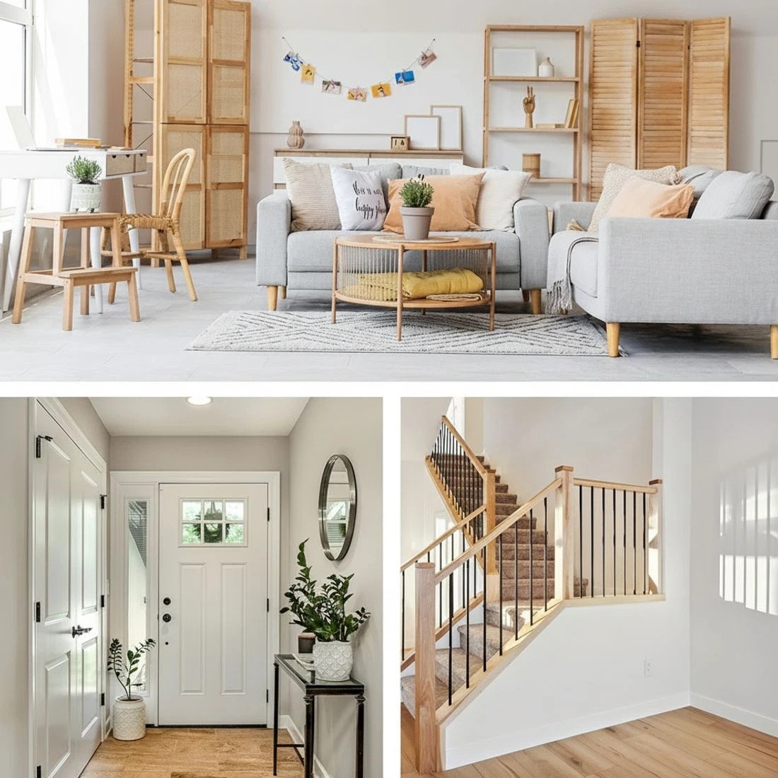 6 Artiss Shoe Rack Cabinet 30 Pairs Storage Cupboard Bamboo - Brown, 6 of 6