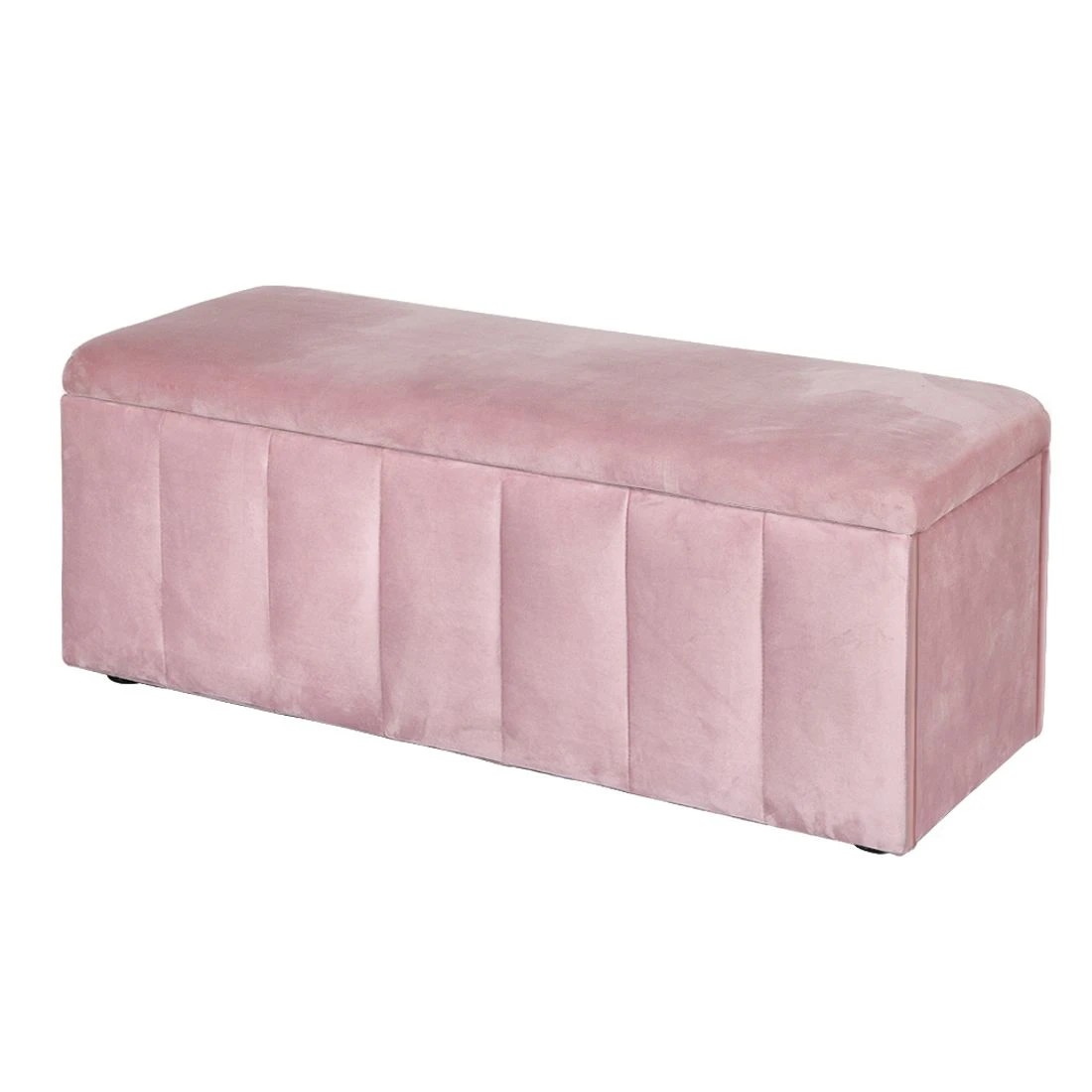 1 Artiss Storage Ottoman Blanket Box 103cm - Pink, 1 of 7