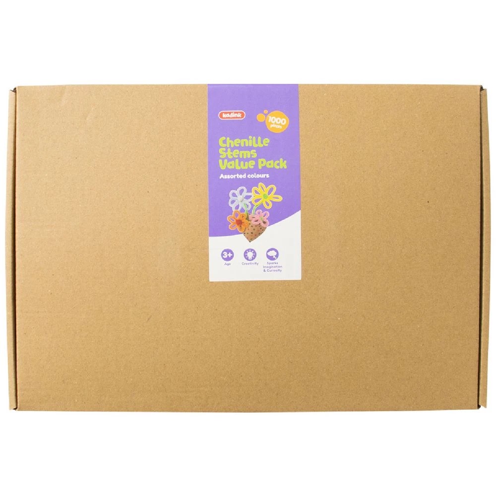 1 Kadink Chenille Stems Assorted 1000 Pack, 1 of 2