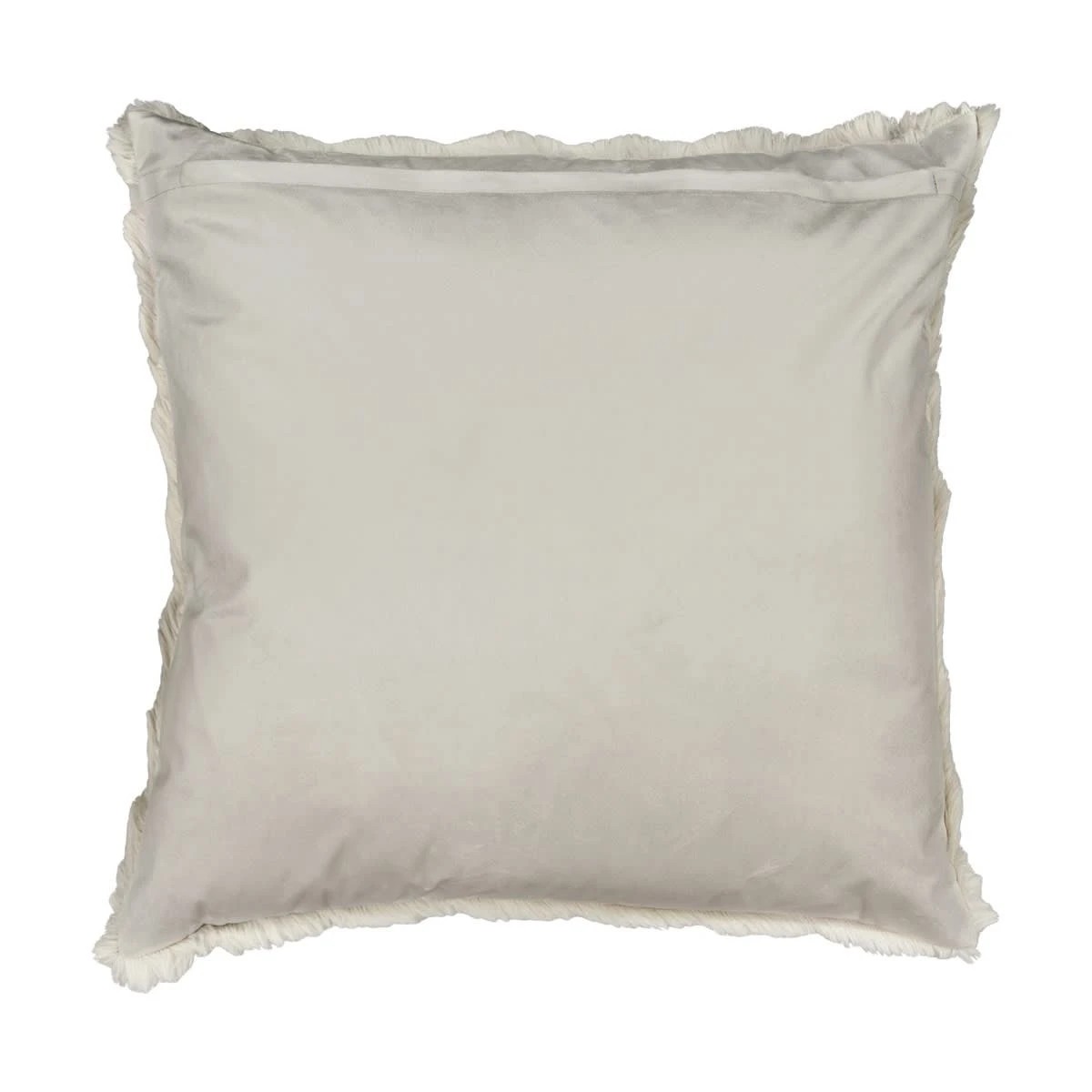 3 60cm Wave Faux Fur Cushion - Taupe, 3 of 4