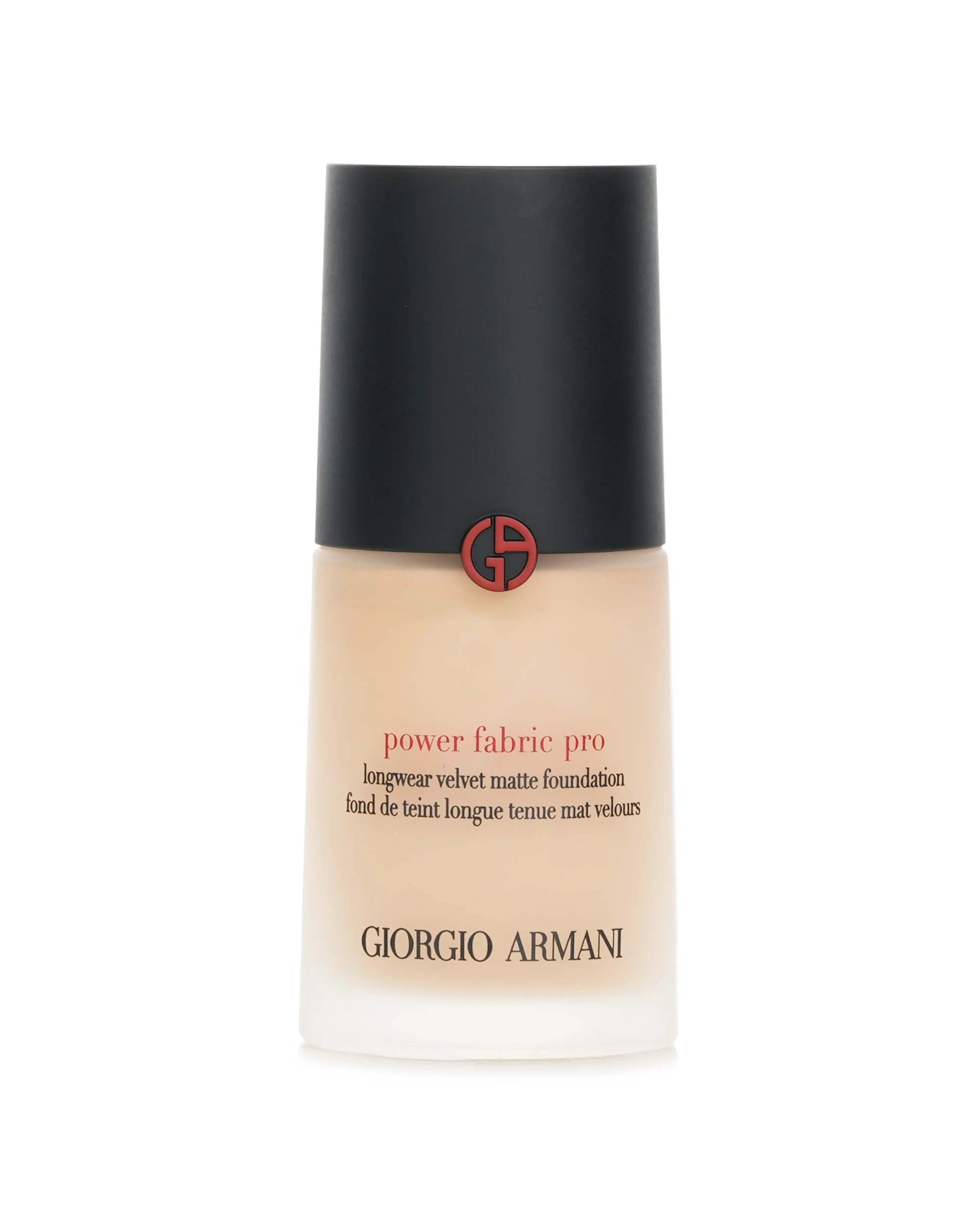 1 Giorgio Armani Power Fabric Pro Longwear Velvet Matte Foundation - # 3 30ml, 1 of 3