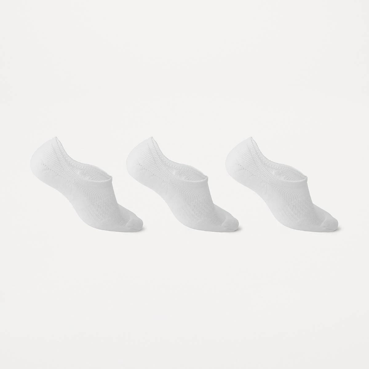 2 3 Pack Cushion Sneaker Socks WHITE, 2 of 3