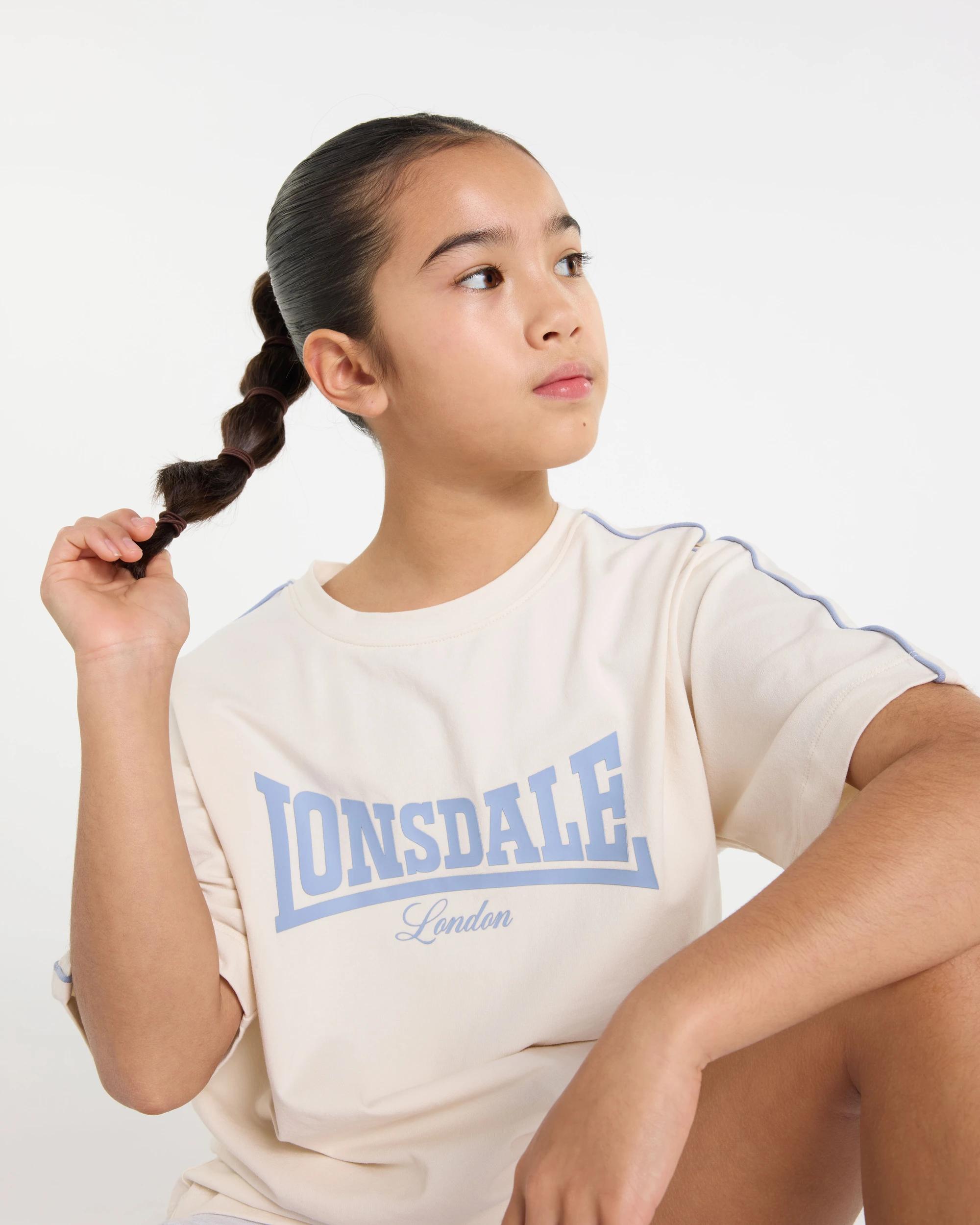 2 Cream Oversized T-shirt - Lonsdale London CREAM, 2 of 5