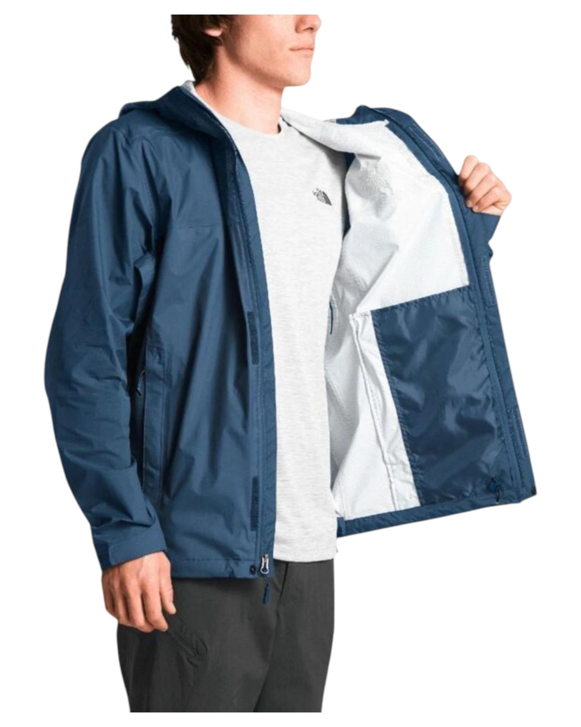 4 The North Face Mens Venture 2 Shady Blue Spray Jacket SHADY BLUE, 4 of 5