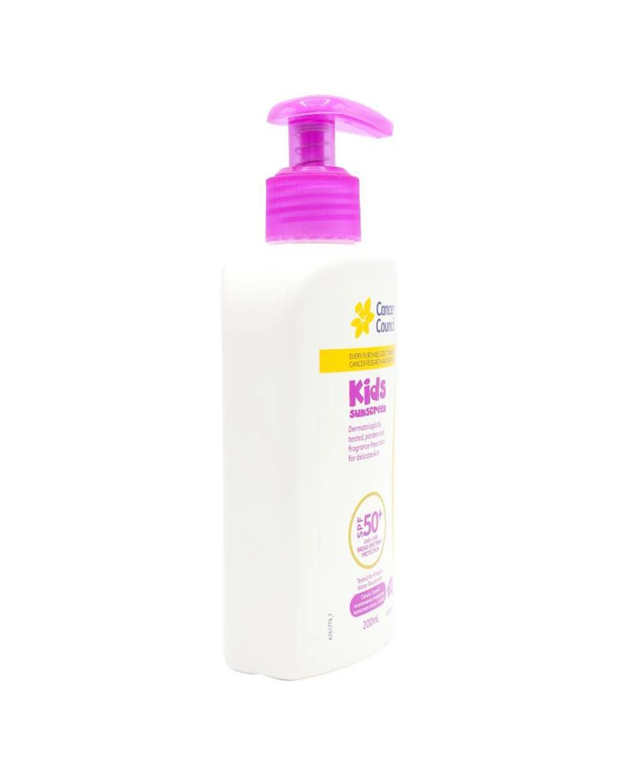 4 Cancer Council 4PK Kids Sunscreen SPF50+ Body Lotion 200ml - Multi, 4 of 4