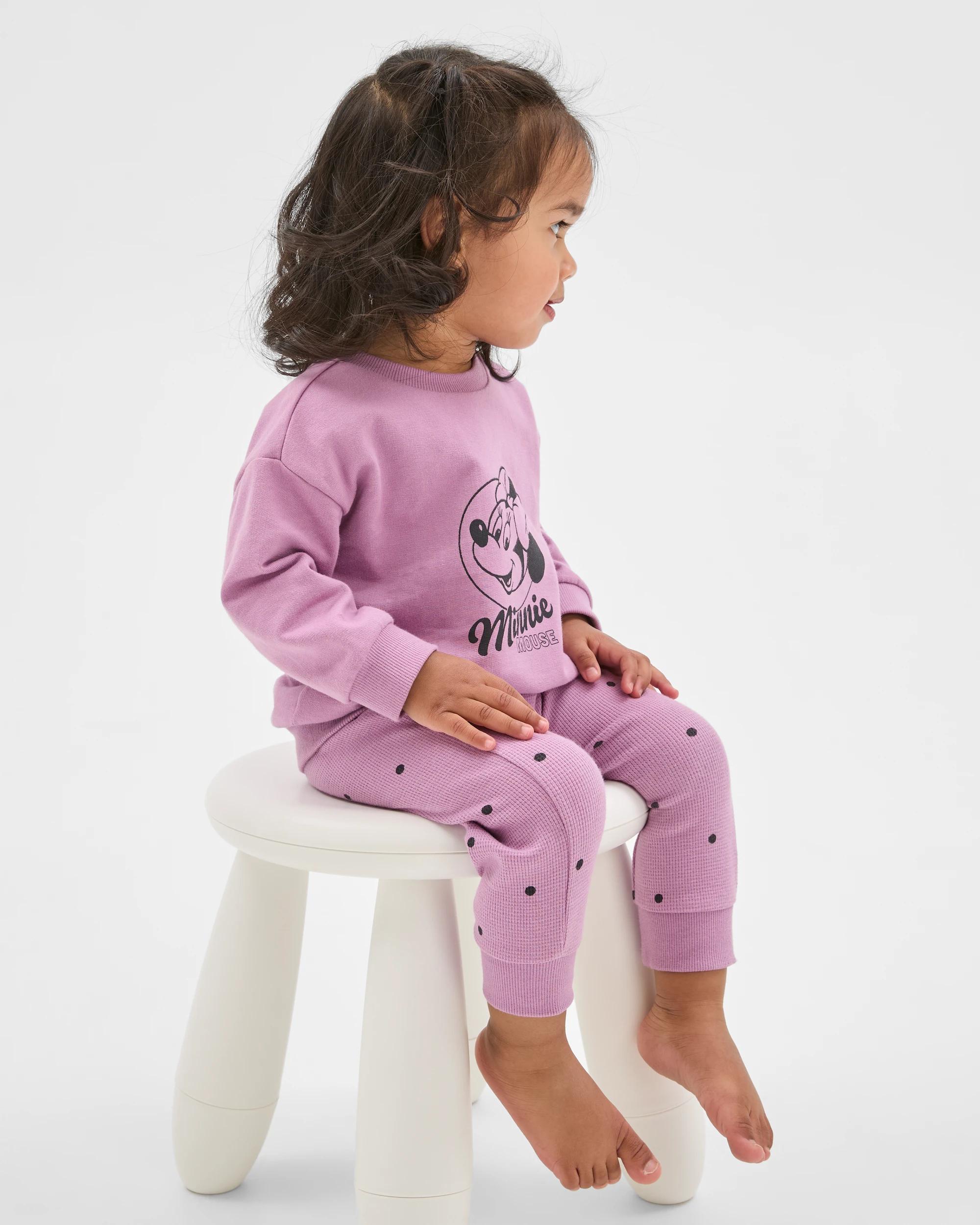 3 Disney Organic Cotton Baby Fleece Set MINNIE VALERIAN, 3 of 7