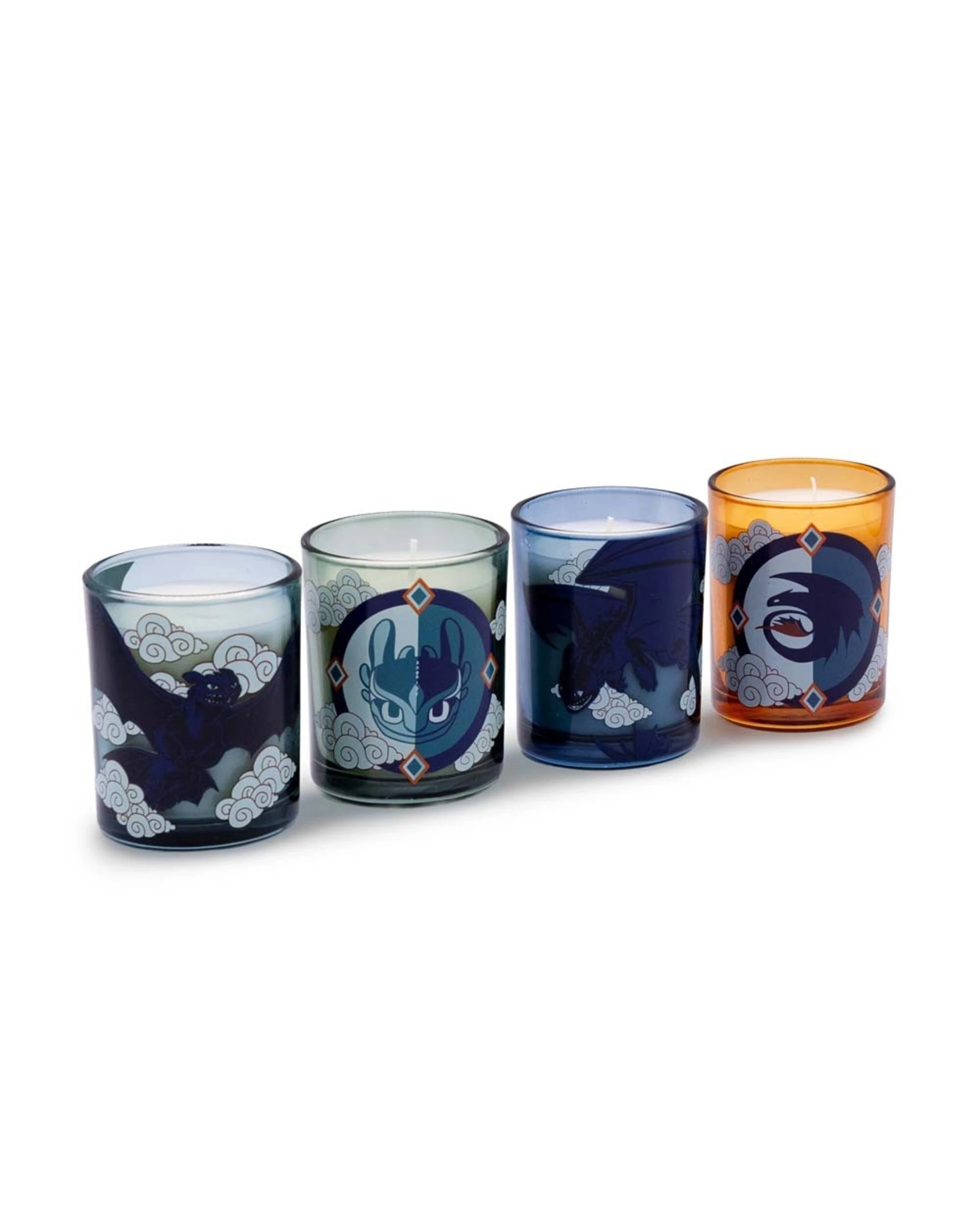 1 How to Train Your Dragon - Toothless Glass Candle Set 4-Pack, 1 of 4