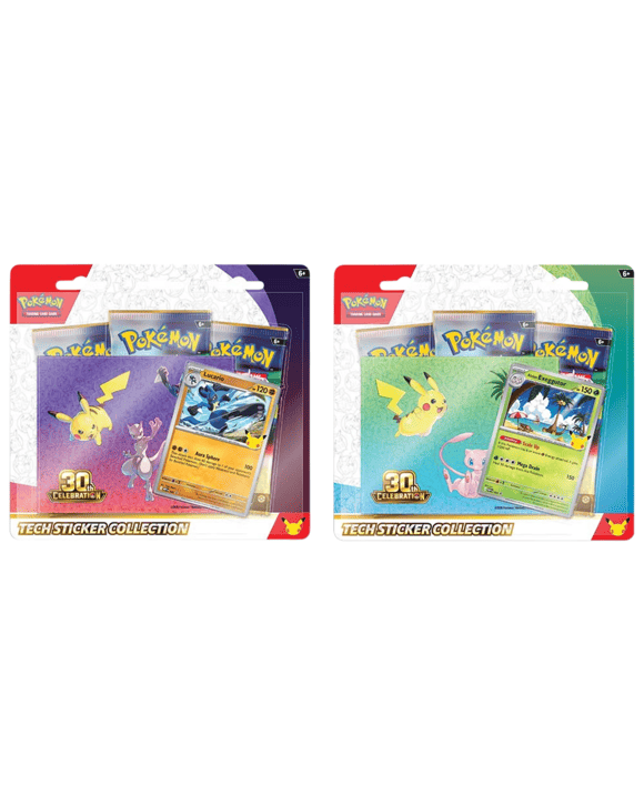 Pokemon Trading Card Game: 30th Celebration Tech Sticker Collection - Assorted