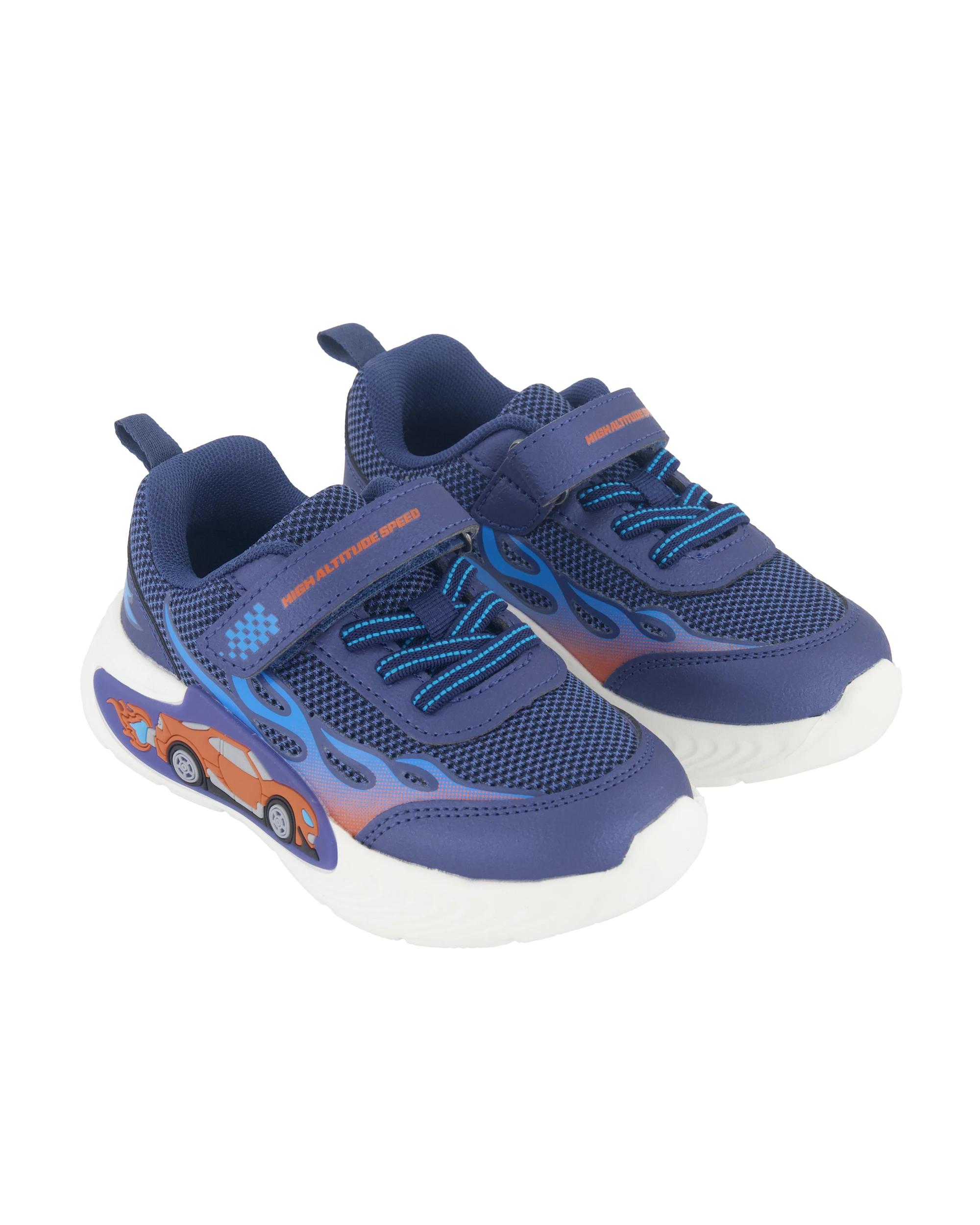 1 Junior Light Up Sneakers Flamin Car, 1 of 5