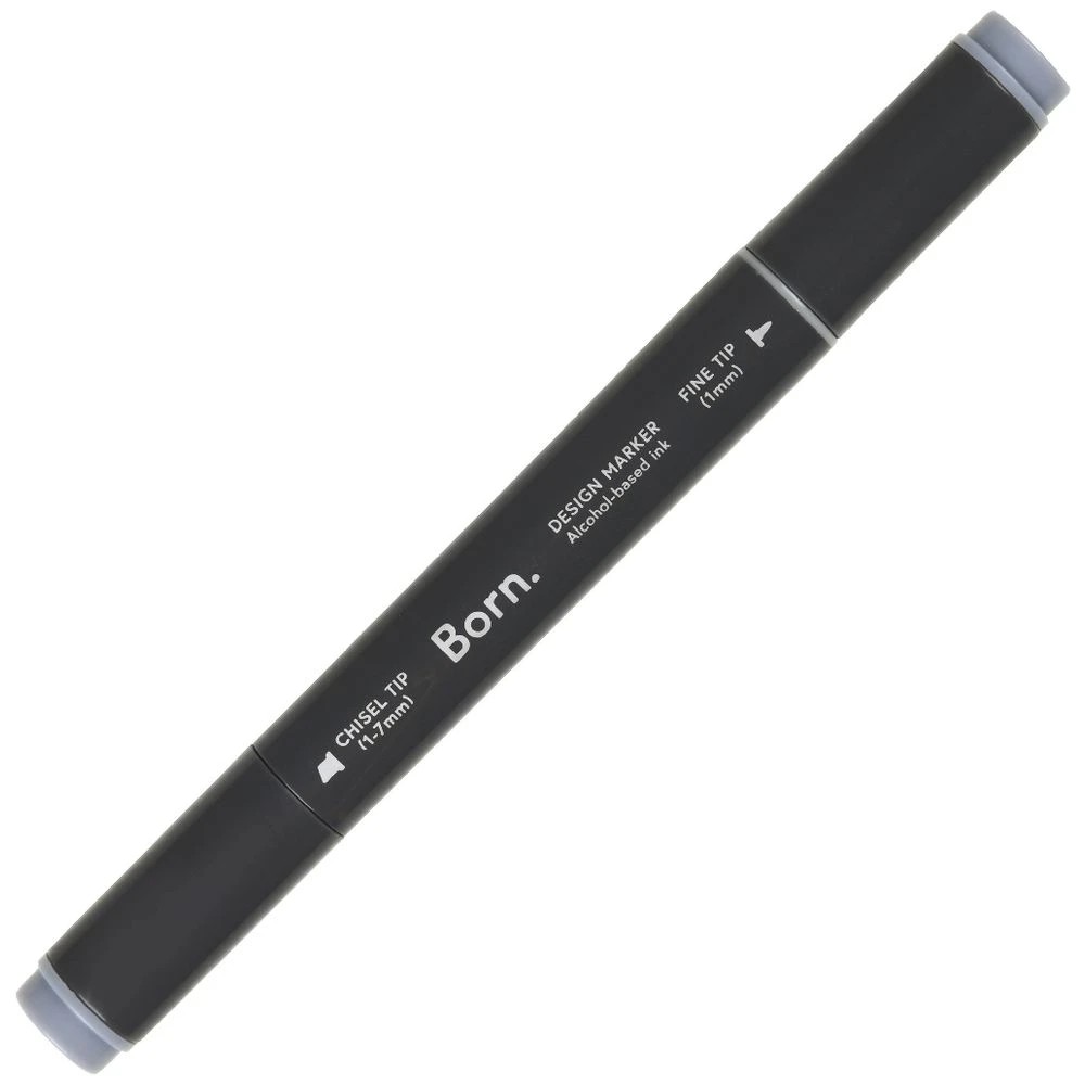 4 Born Professional Dual-Tip Artist Marker Cool Grey BG081, 4 of 4