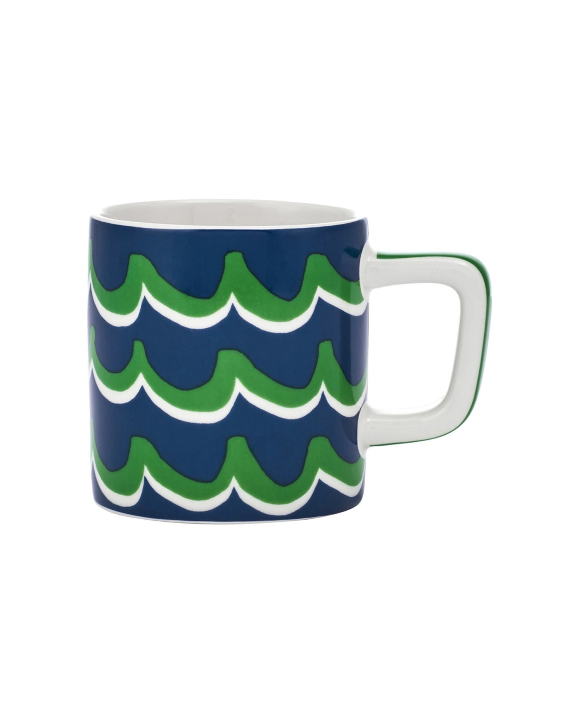 2 La Cafetière 4pk Ceramic Espresso Cup Drinking Mug Set 120ml Cyan Tides - Blue, 2 of 7