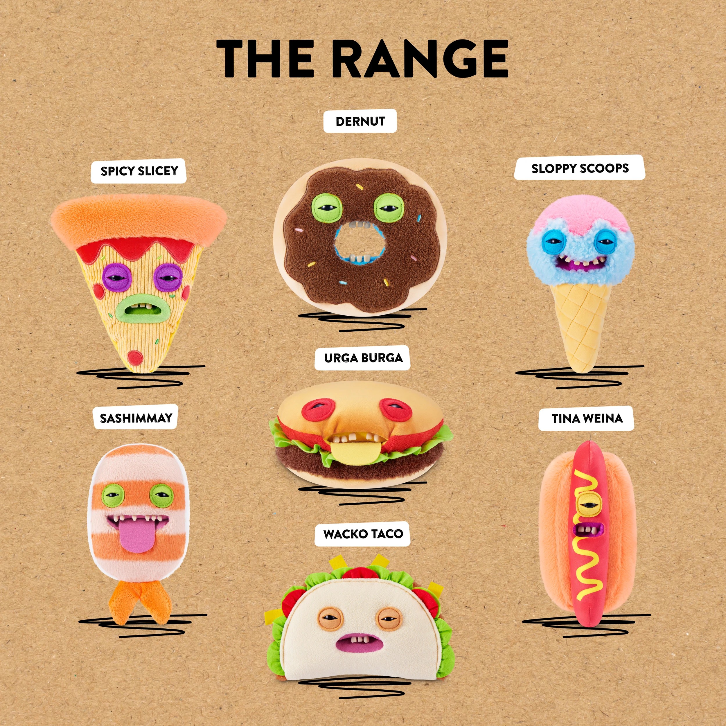 3 Fuggler Fuggalicious - Assorted, 3 of 5
