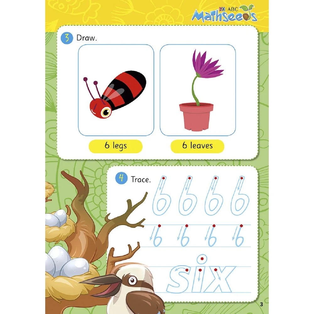 4 ABC Mathseeds Starting Out Activity Book 2, 4 of 4