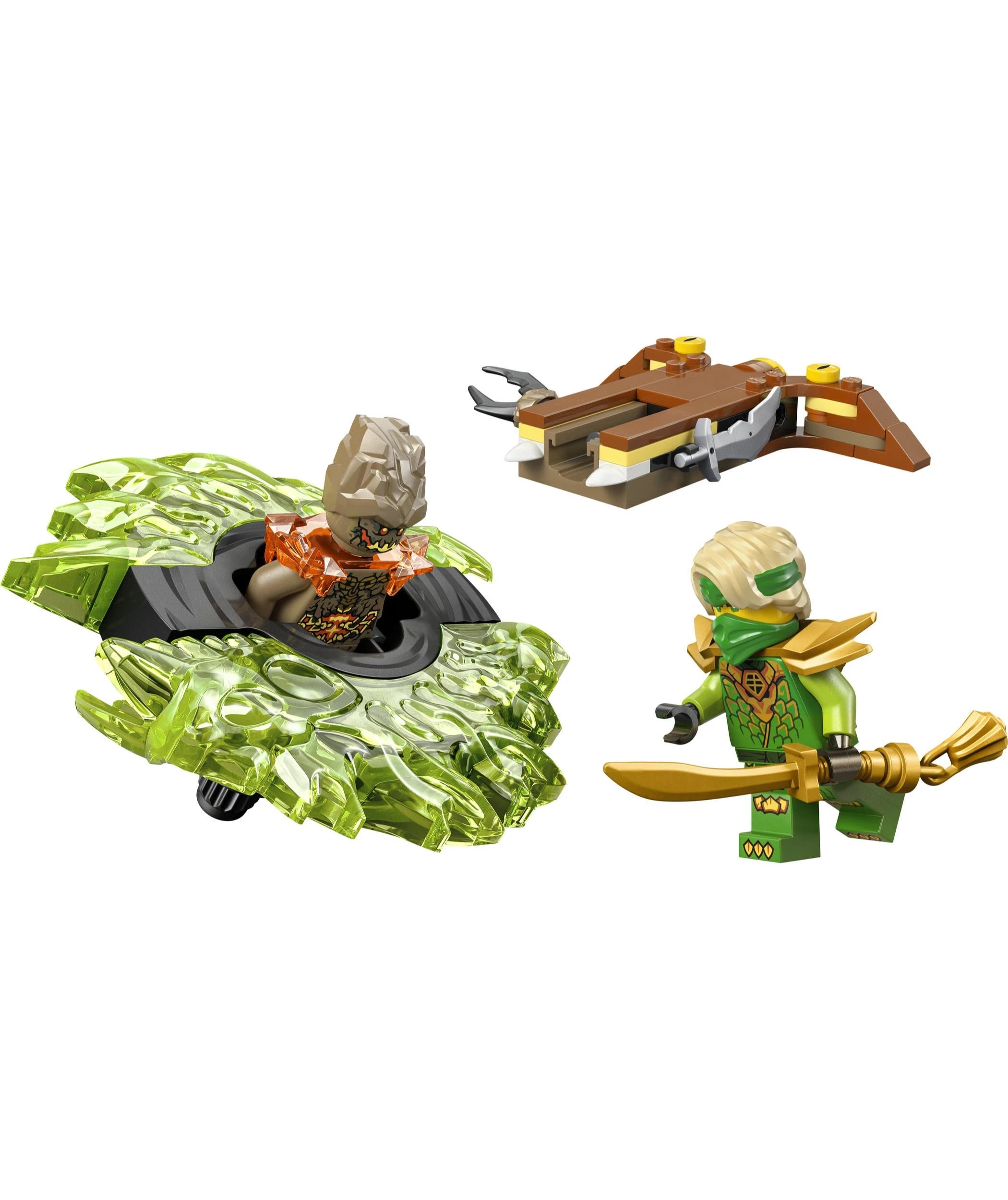 2 LEGO NINJAGO Lloyd vs. Earth Monster Spinner 71850, 2 of 10