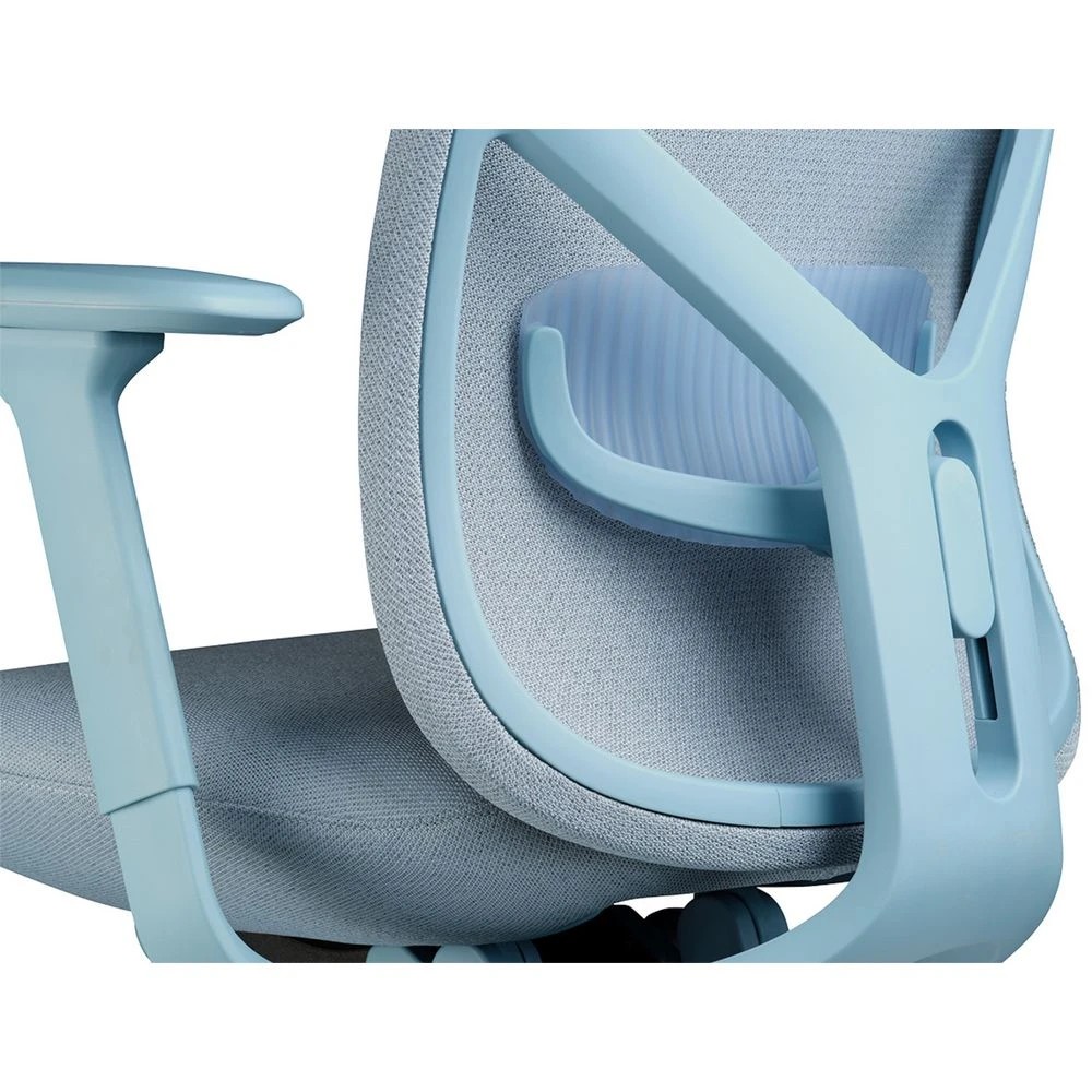 7 Pago Electra Office Chair with Headrest Blue Ergonomic Chairs and Desk Chairs, 7 of 10
