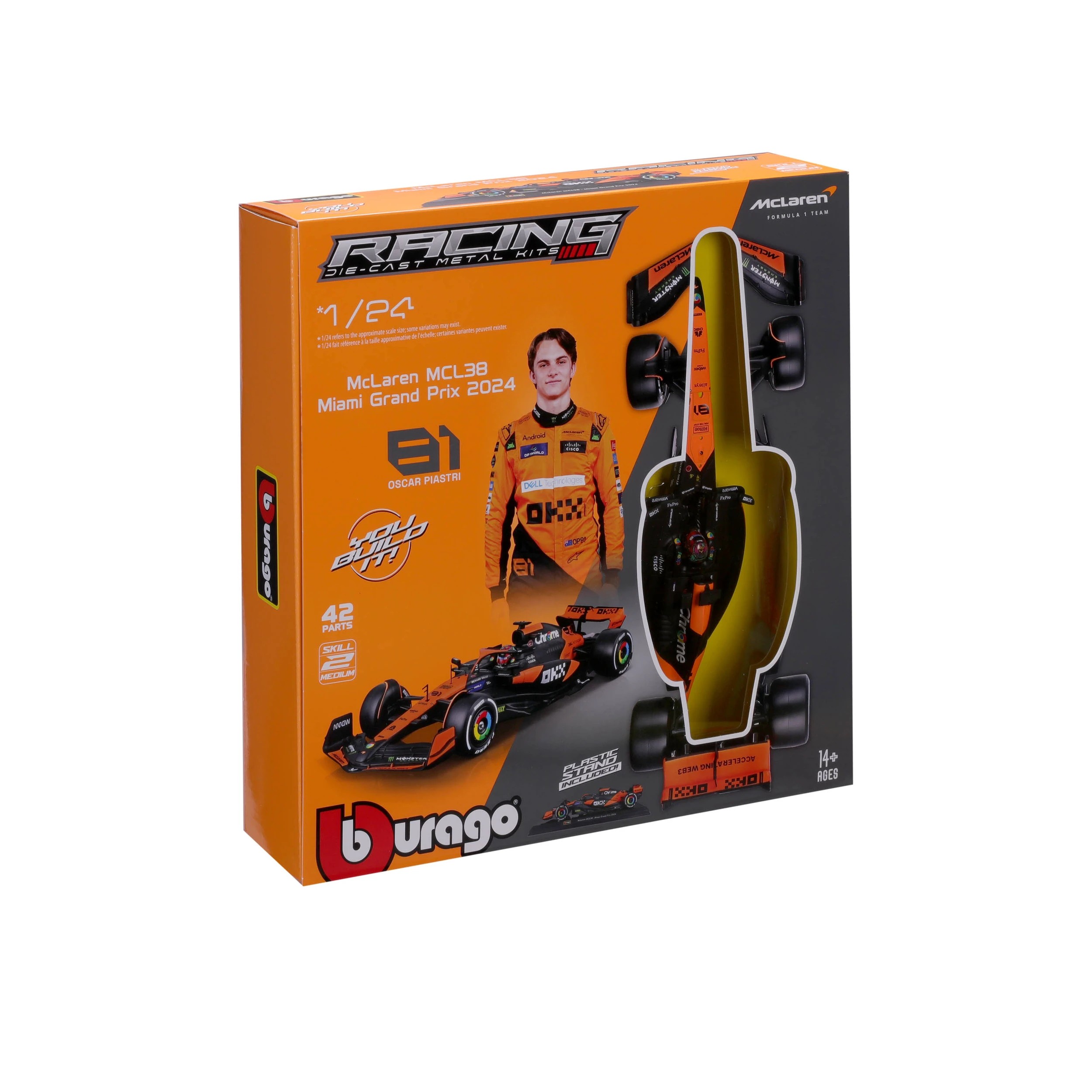 1 Bburago Burago F1 Model Kit 1:24 - Multi, 1 of 3