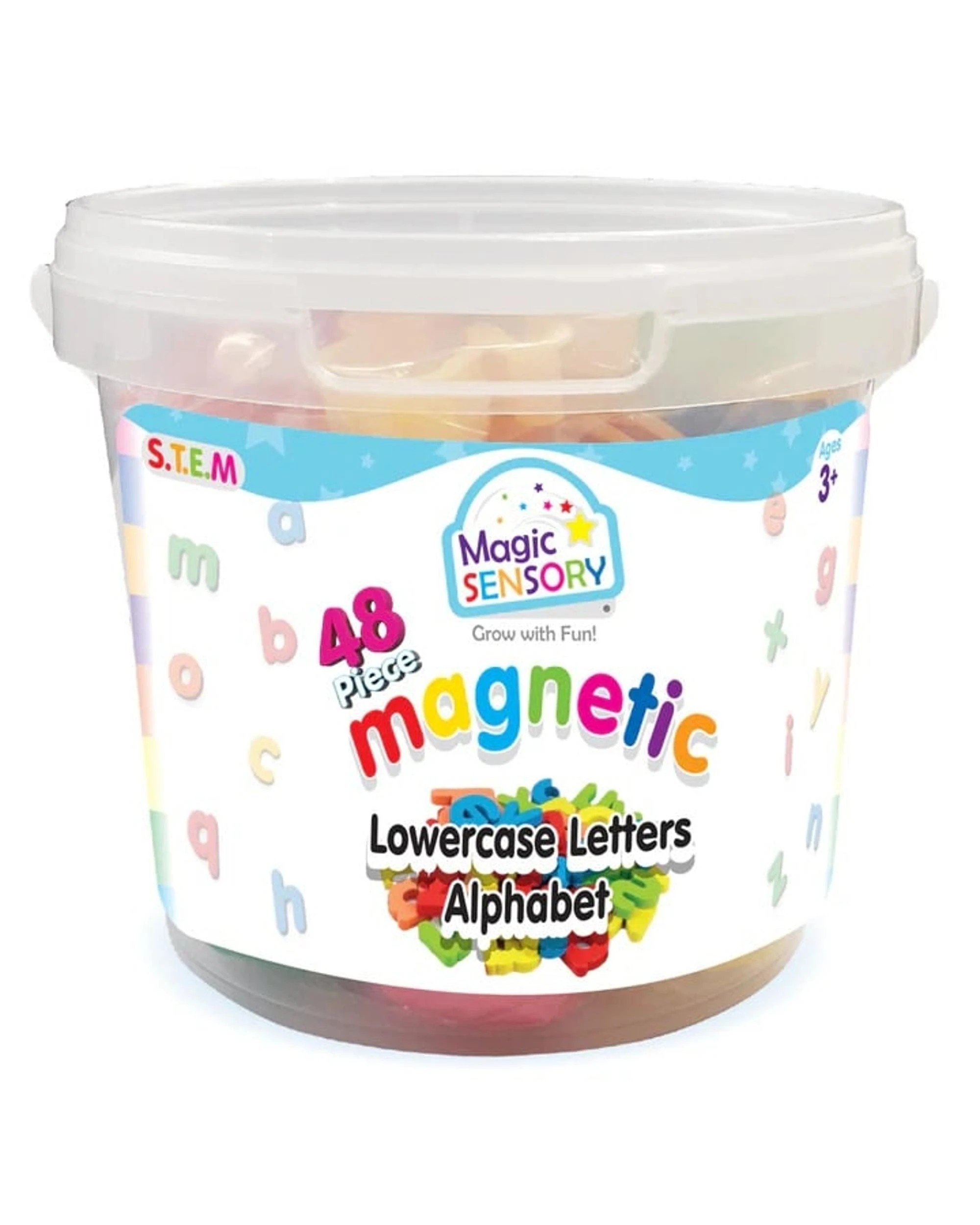 1 Magic Sensory Magnetic Lower Case Letters Alphabet 48 Piece Set, 1 of 1