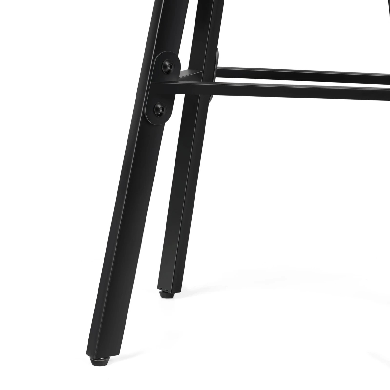 7 Alfordson 1x Bar Stool Retro Kitchen Vintage Chair Industrial Backrest Ezra - Black, 7 of 10